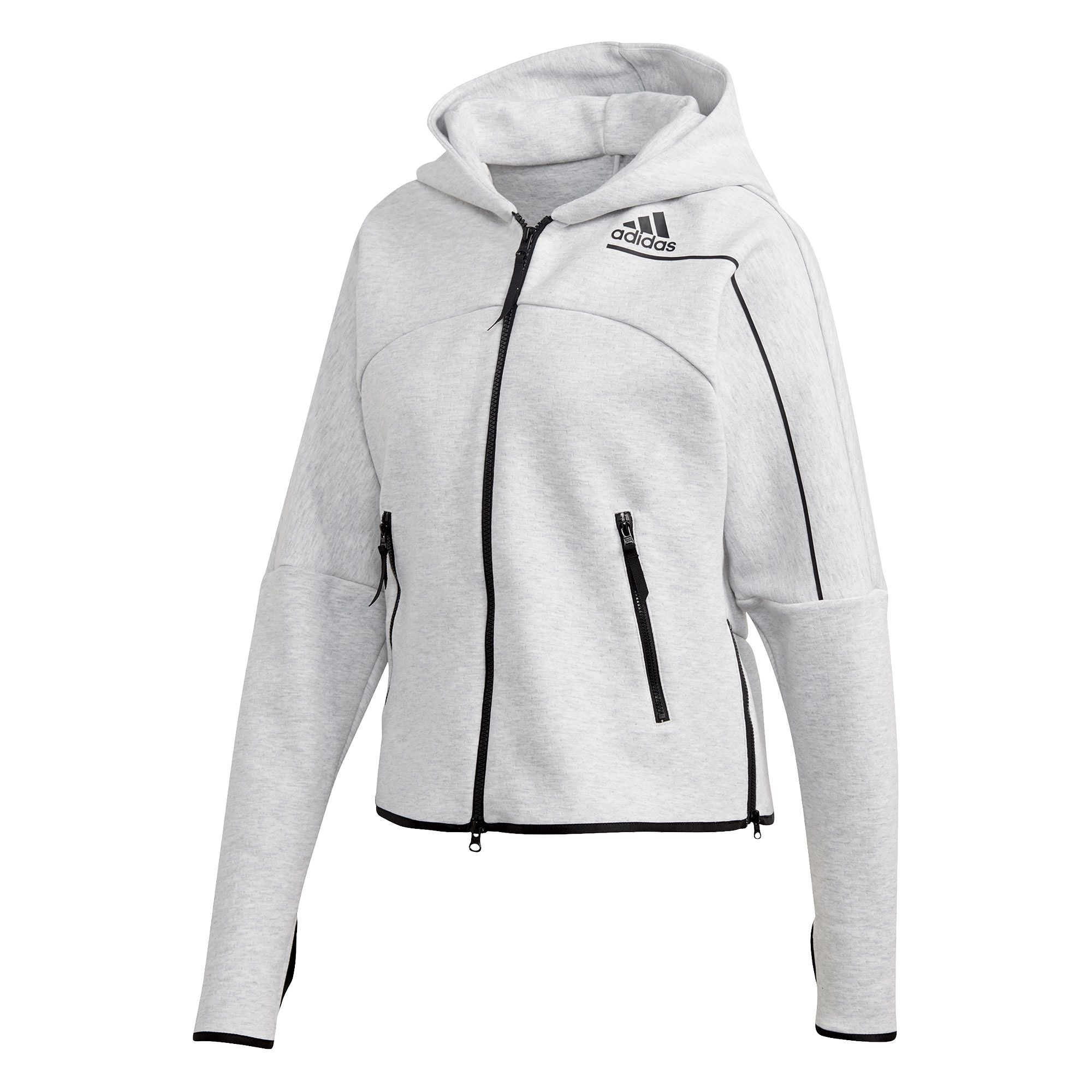 Chaqueta de Paseo ZNE HD Mujer Gris - Fútbol Factory