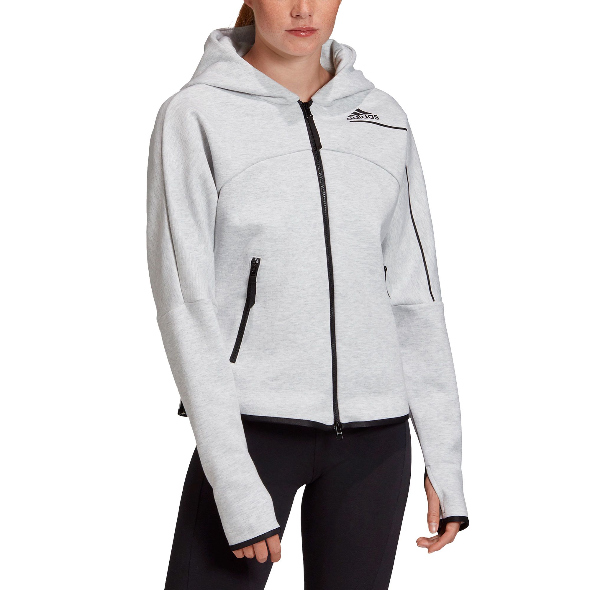 Chaqueta de Paseo ZNE HD Mujer Gris - Fútbol Factory