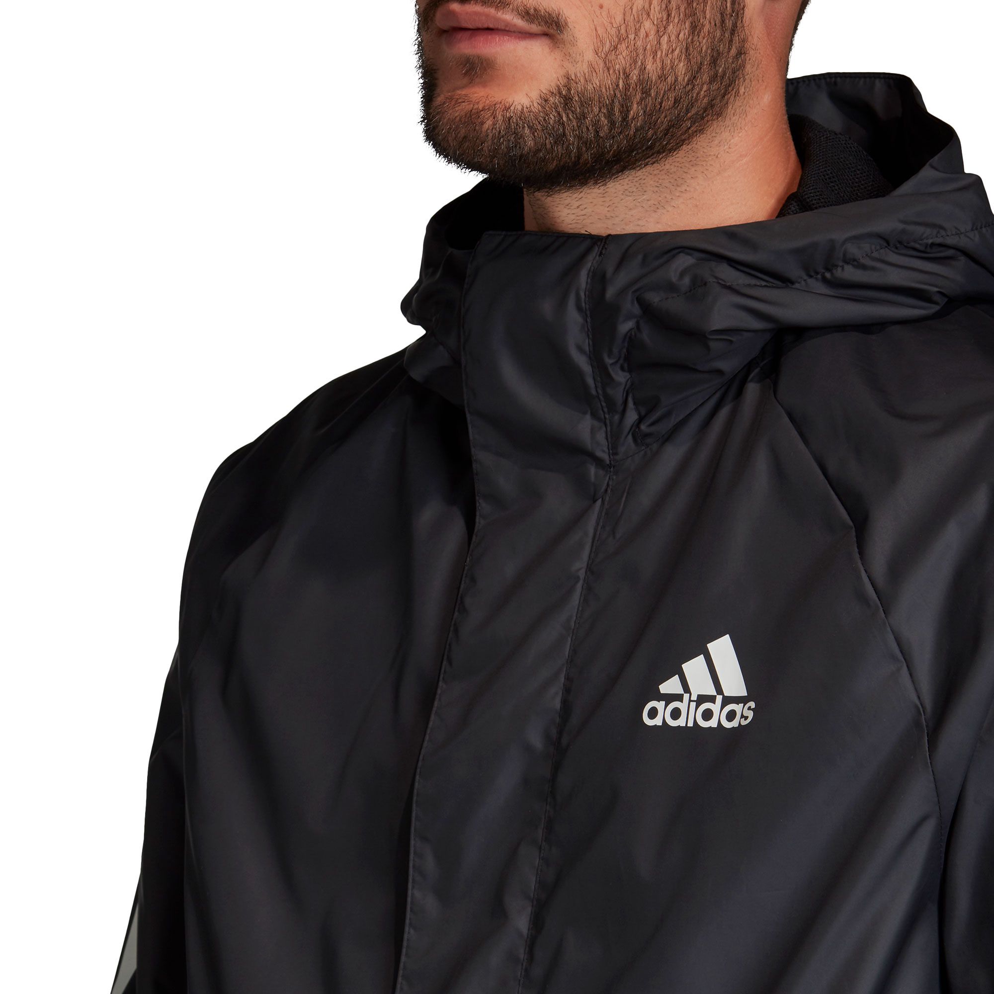 Chubasquero de Training Wind RDY 3S Negro - Fútbol Factory