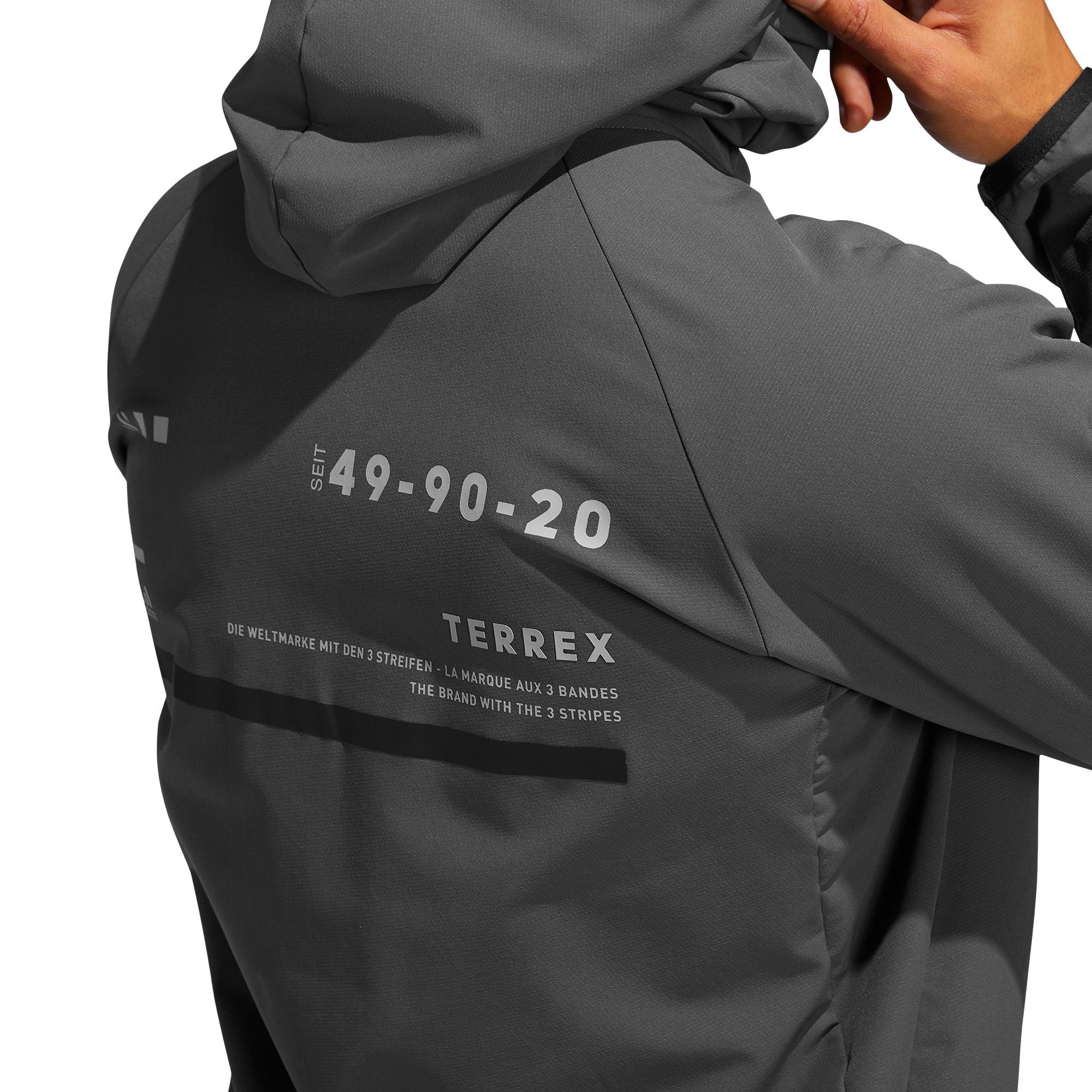 Chaqueta Terrex Felsblock Gris - Fútbol Factory