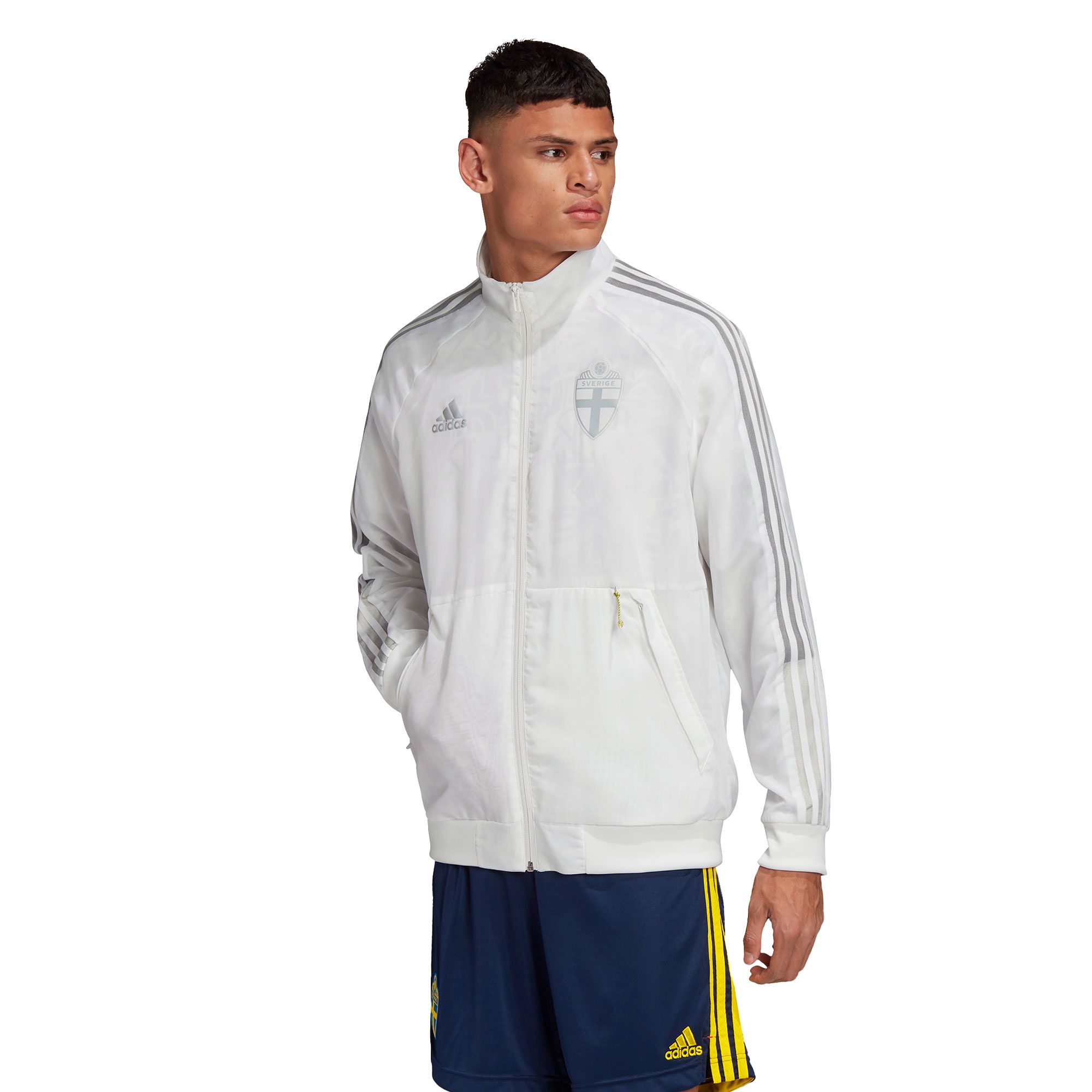 Chaqueta Himno Suecia 2020/2021 Blanco - Fútbol Factory