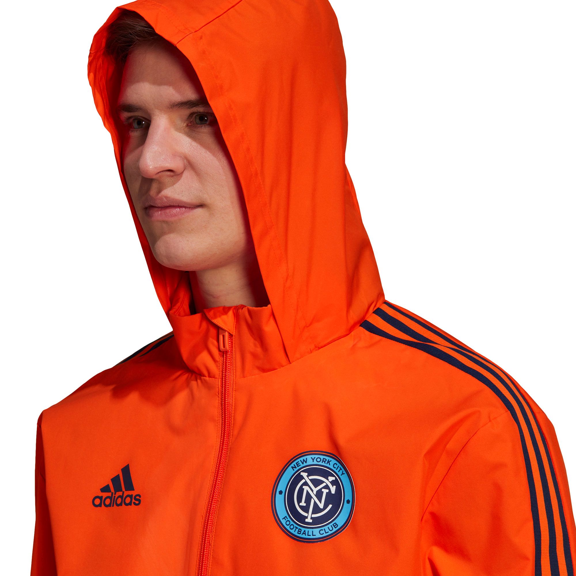 Chubasquero de Training New York City 2021/2022 AW Naranja - Fútbol Factory
