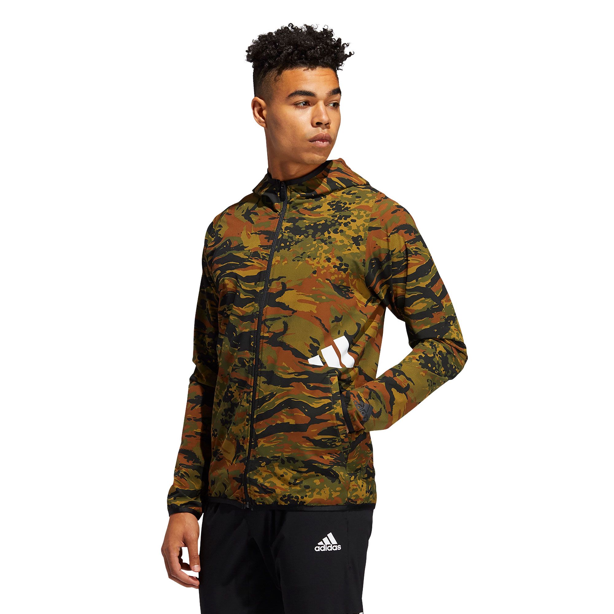 Chaqueta adidas FL 3Bar Camo FZ - Fútbol Factory