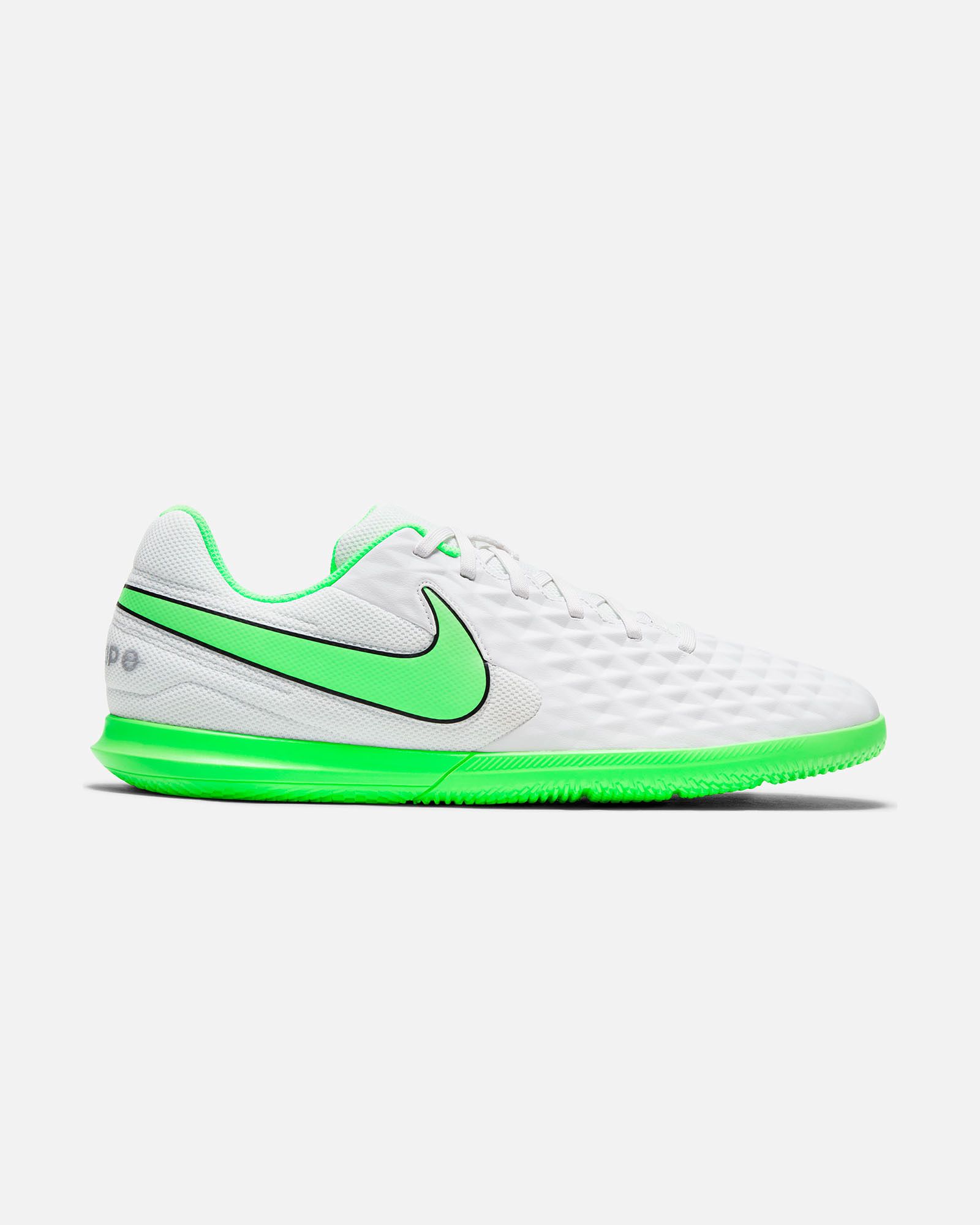 Nike tiempo blancos con verde best sale