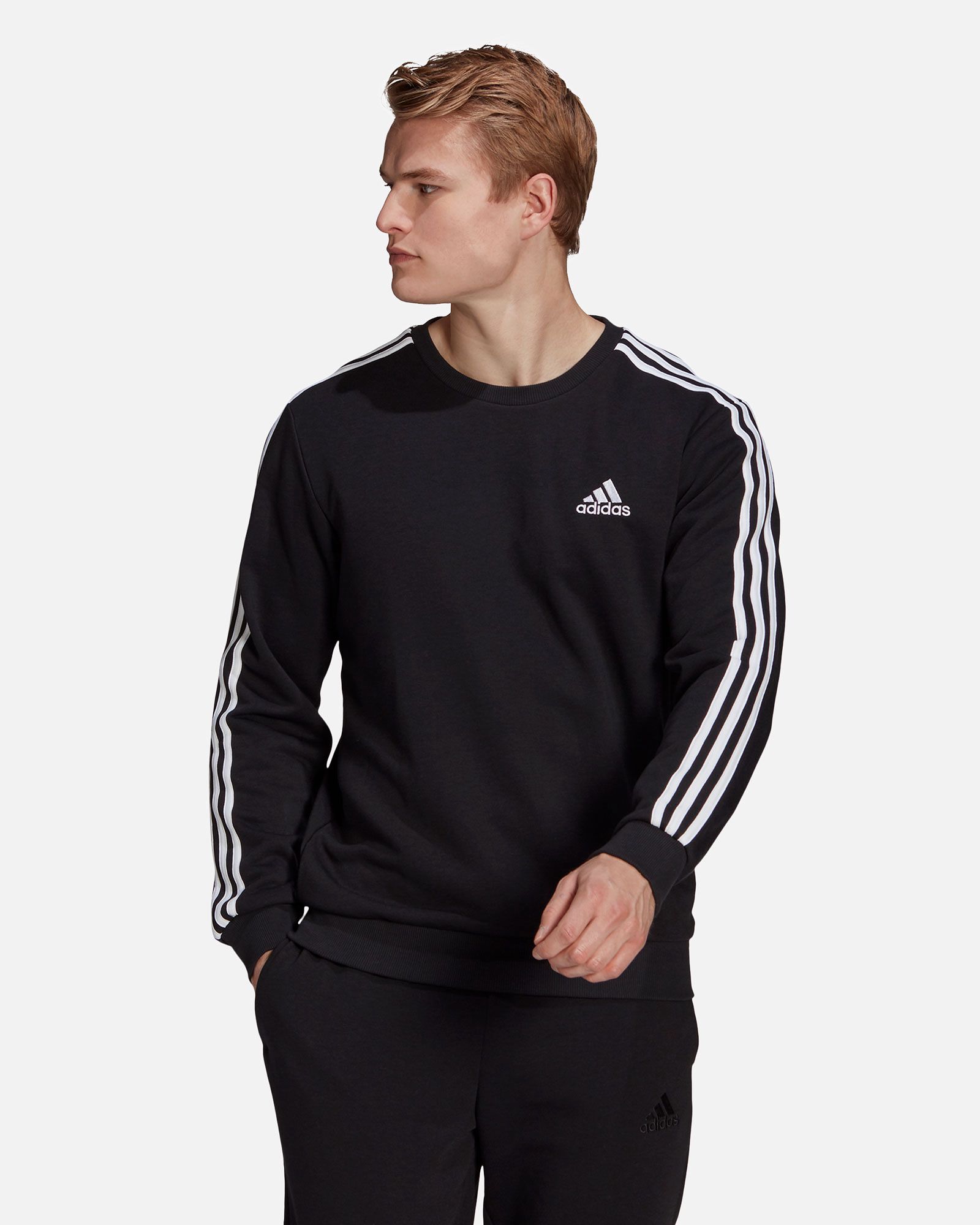 Sudadera adidas M 3S Ft Swt - Fútbol Factory