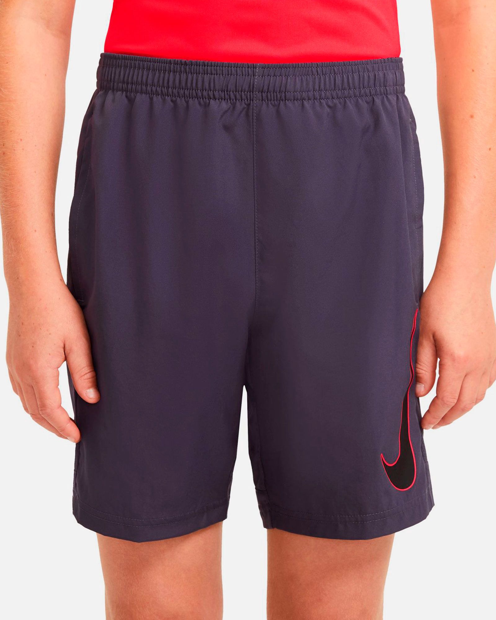 Pantalón Corto Dri-FIT Academy Niño Morado - Fútbol Factory