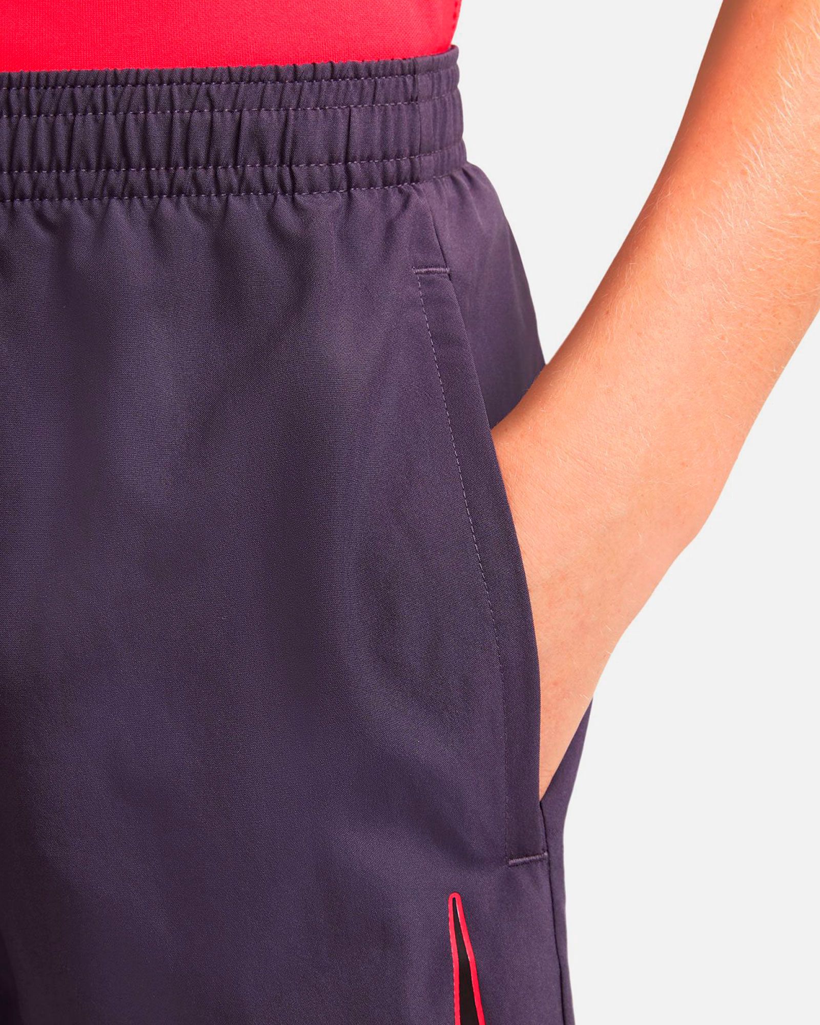 Pantalón Corto Dri-FIT Academy Niño Morado - Fútbol Factory