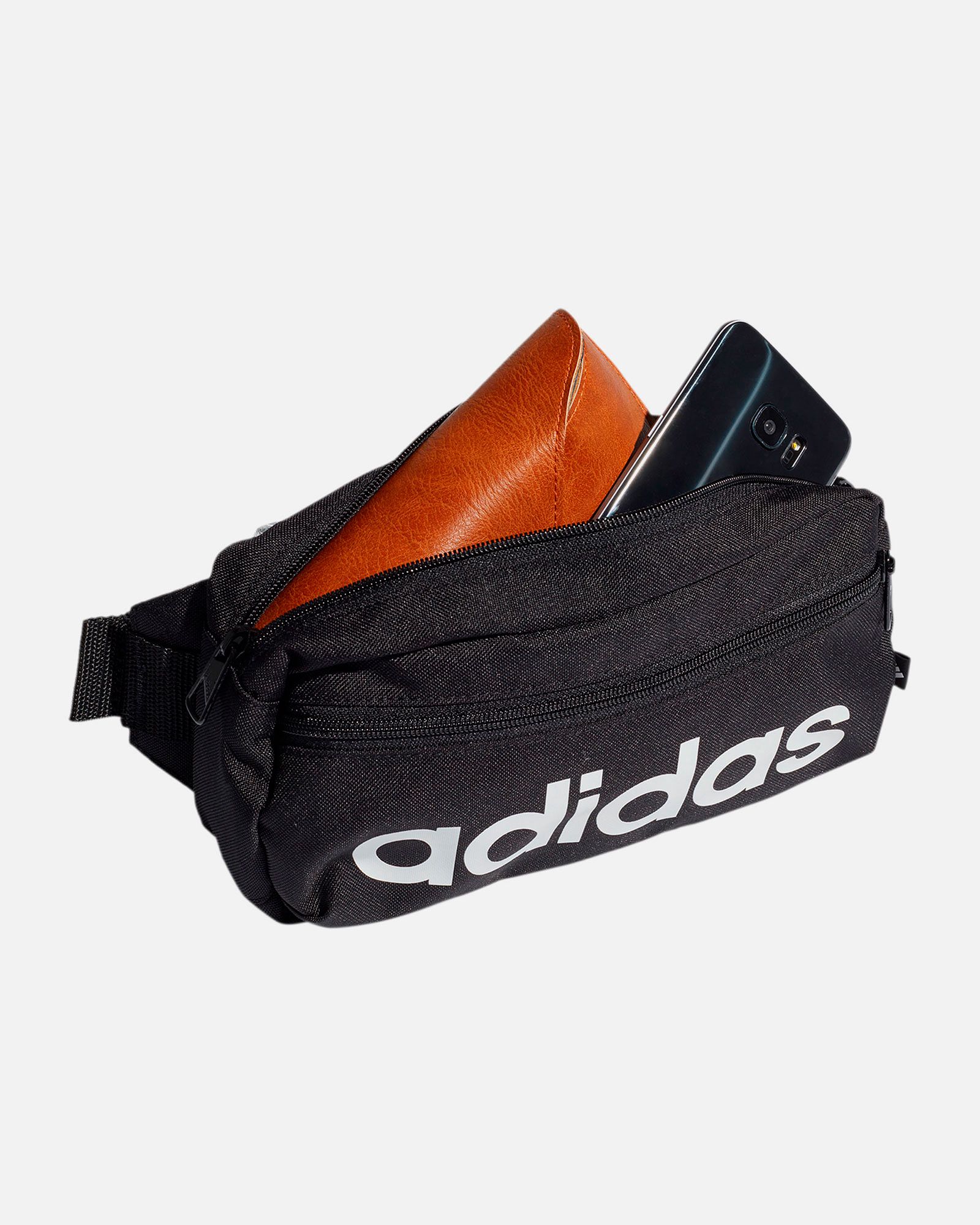 Riñonera adidas Essentials Logo Negro - Fútbol Factory