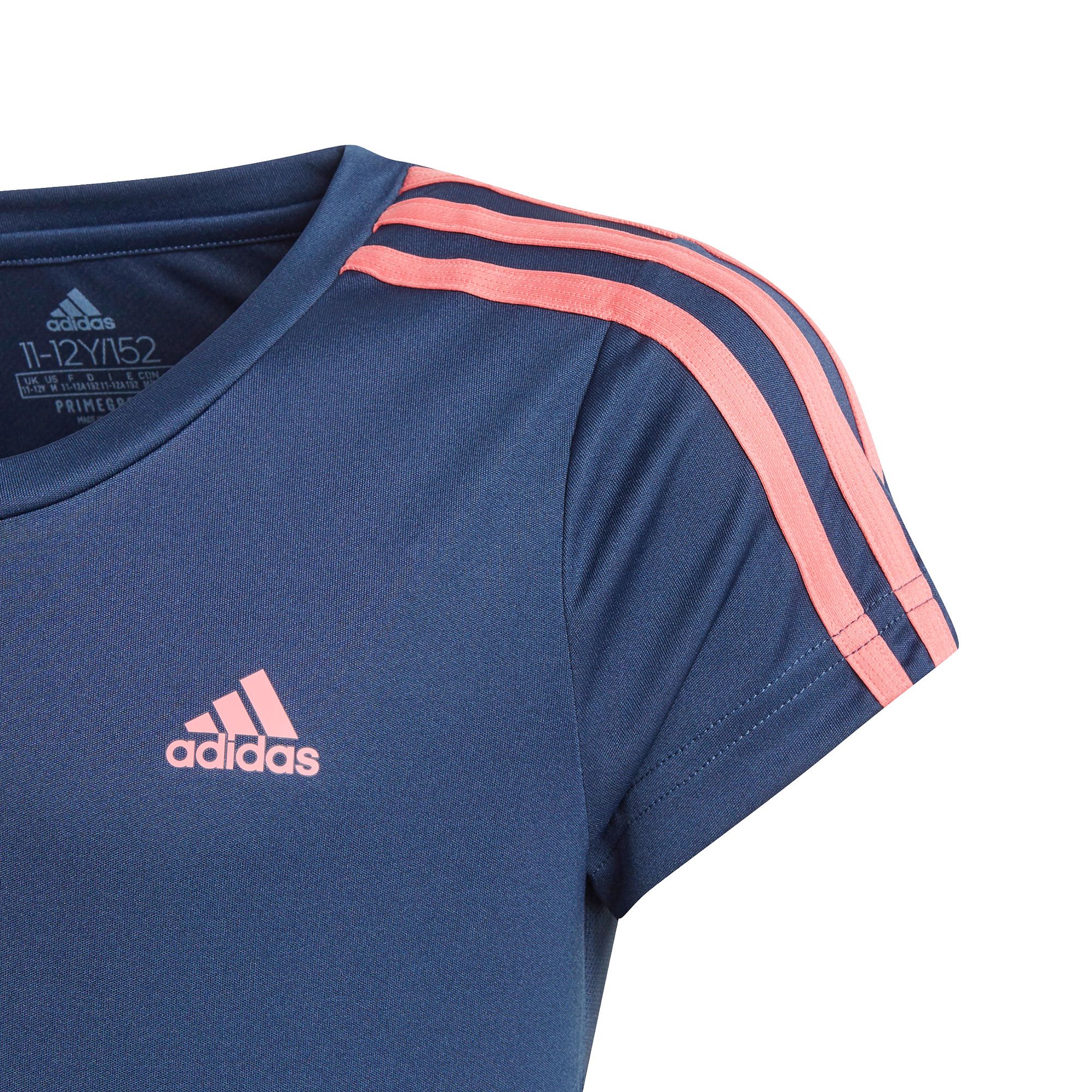 Camiseta adidas Aeroready D2M 3S Niña Azul - Fútbol Factory
