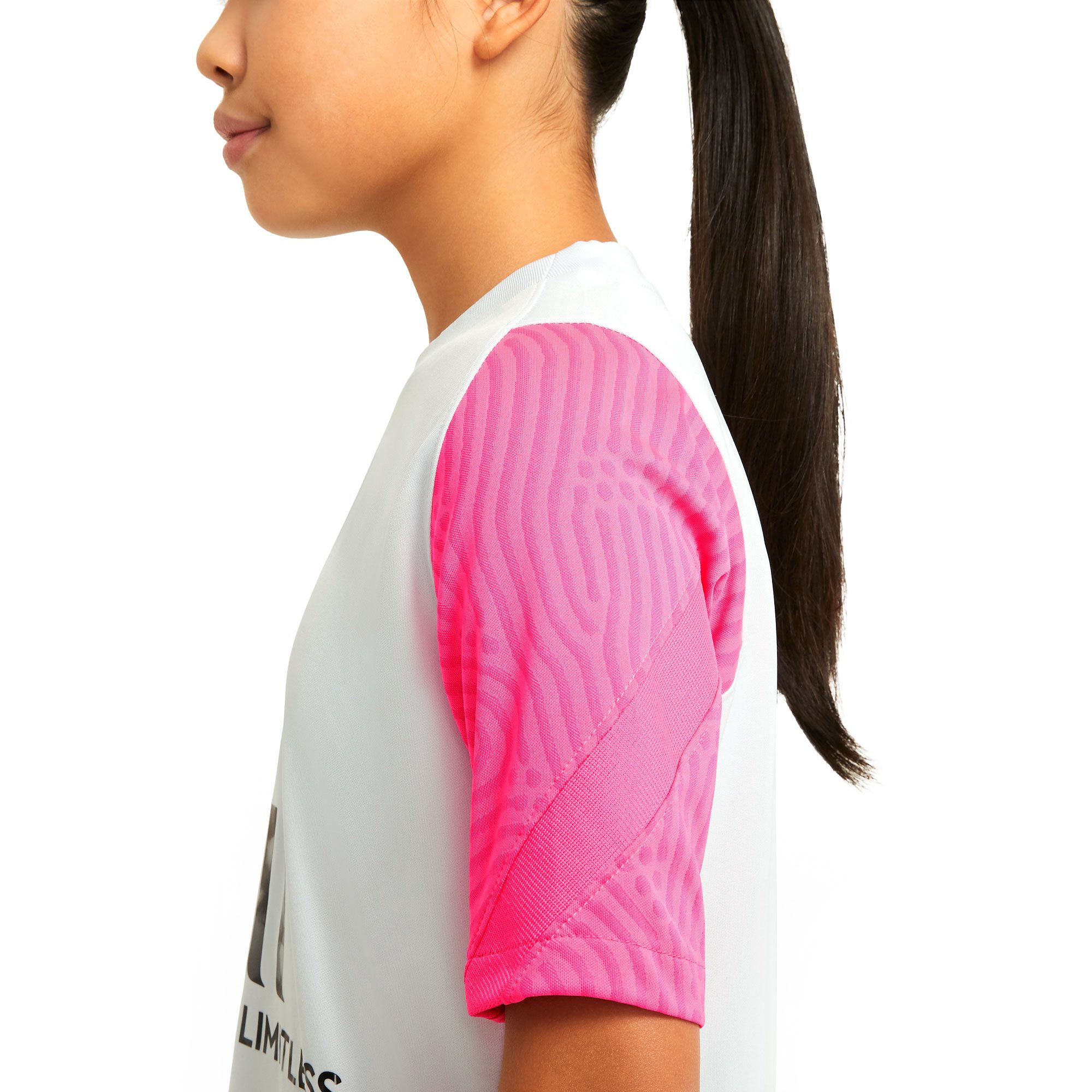 Camiseta de Training PSG Jordan 2020/2021 Strike Niño Blanco Rosa - Fútbol Factory