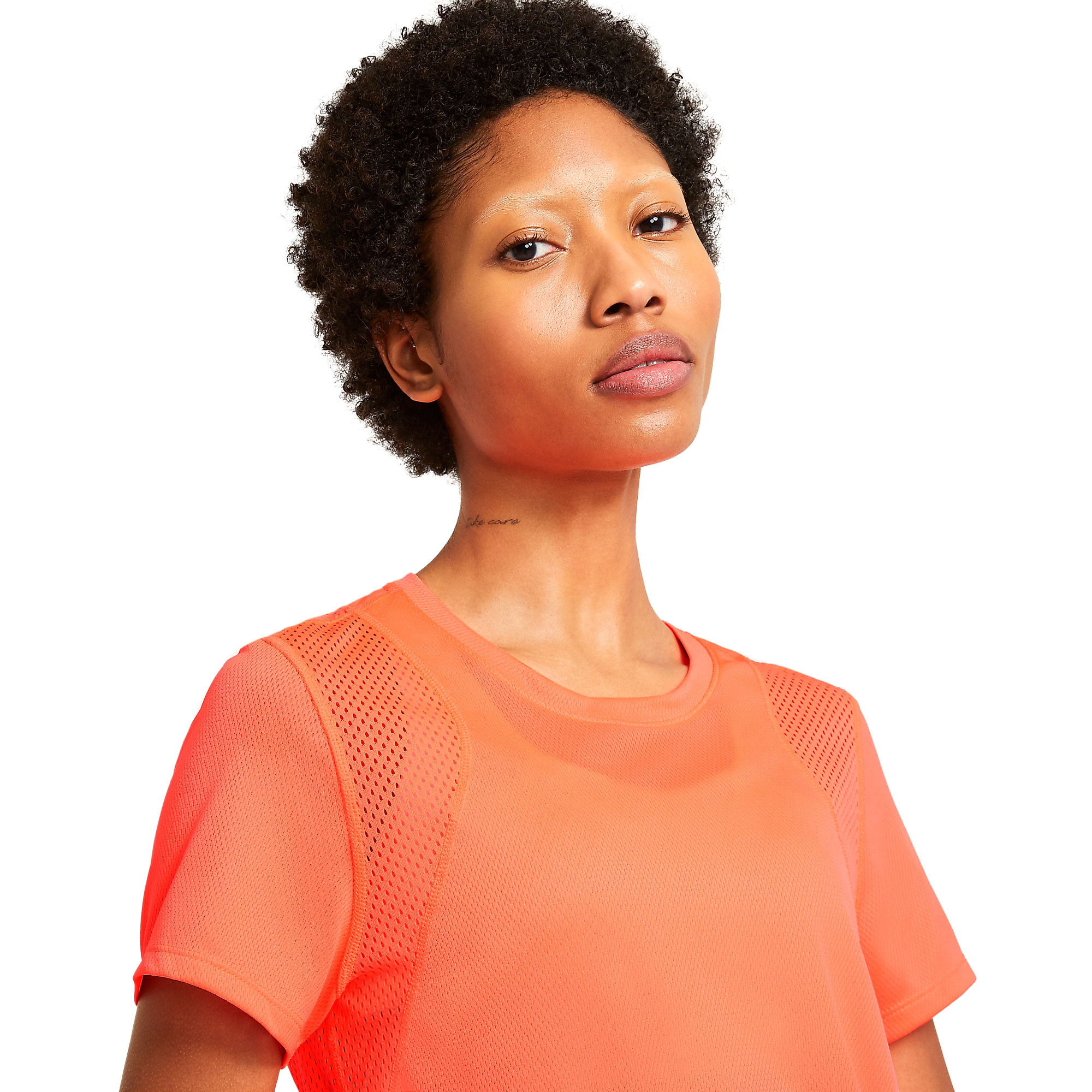 Camiseta de Running Nike Run Naranja - Fútbol Factory