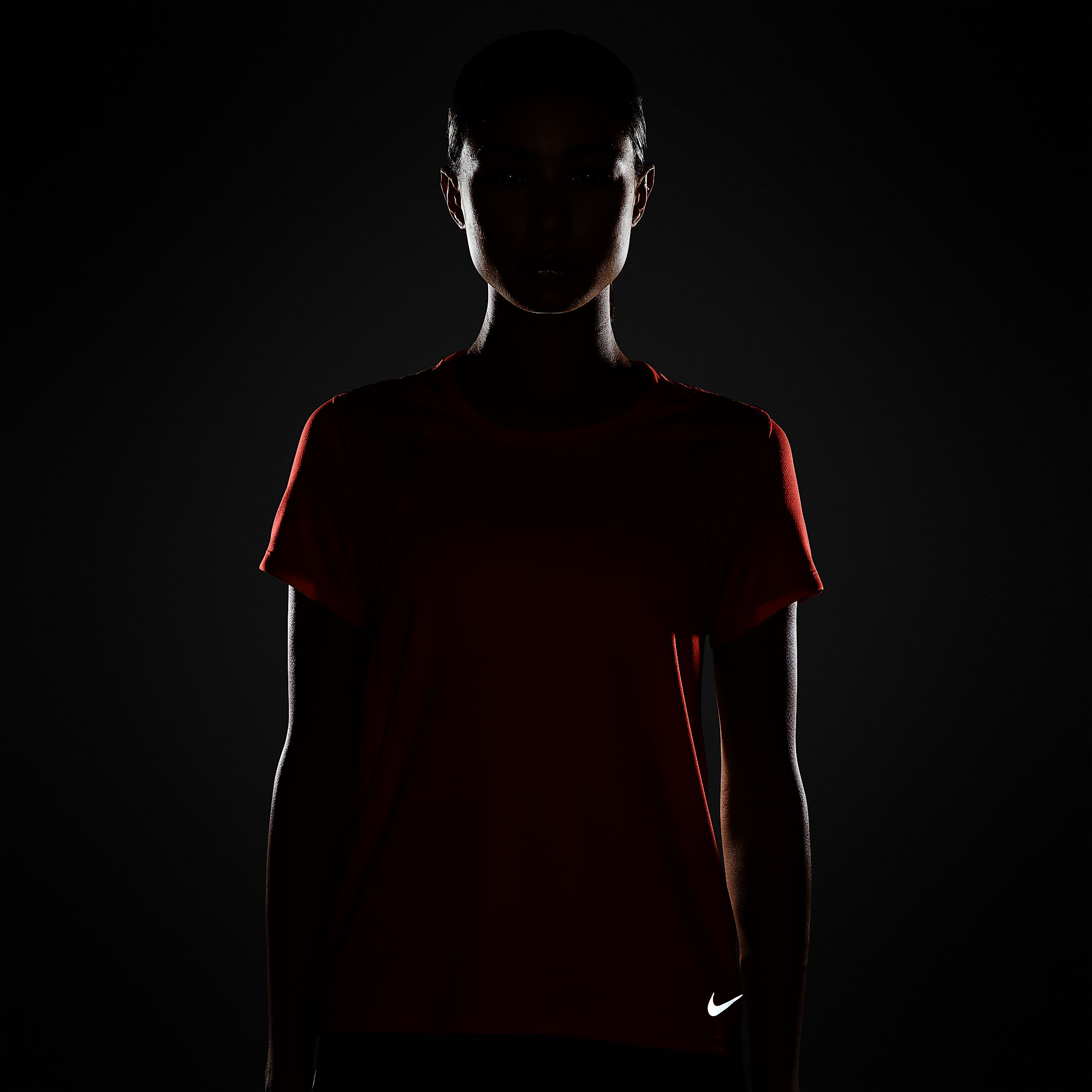 Camiseta de Running Nike Run Naranja - Fútbol Factory