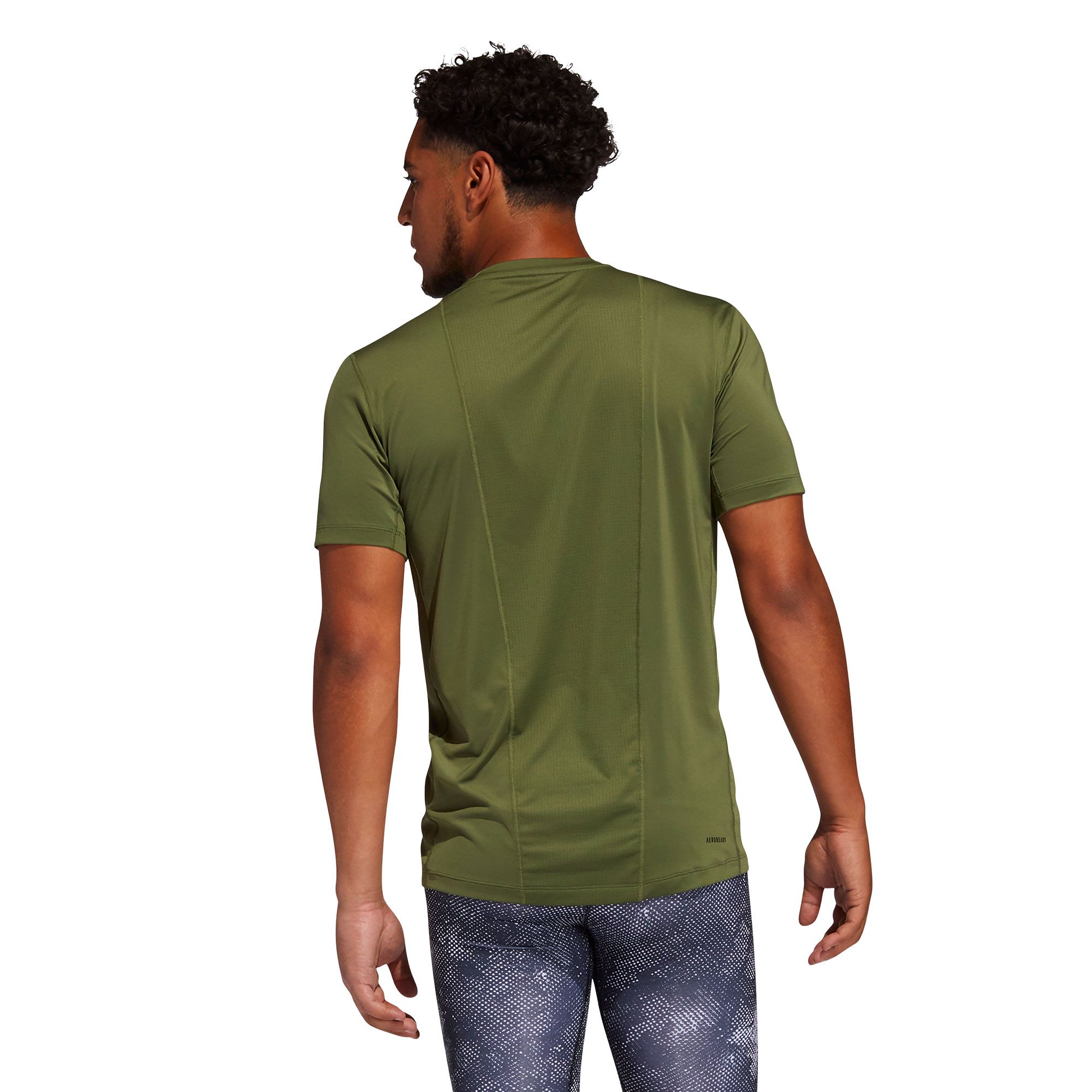 Camiseta adidas Techfit Fitted 3S Verde - Fútbol Factory