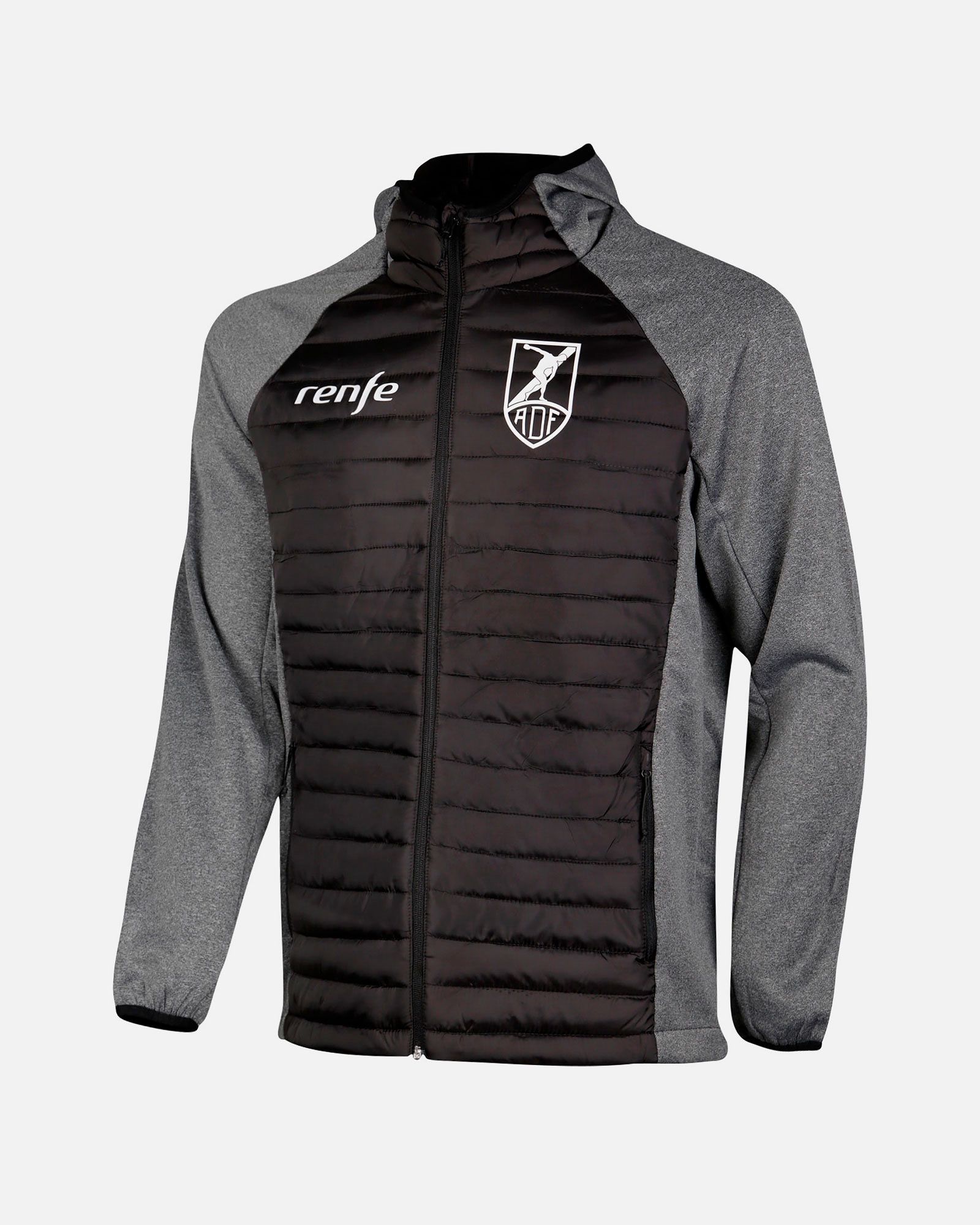Abrigo AD Ferroviaria 2020/2021 Gris - Fútbol Factory