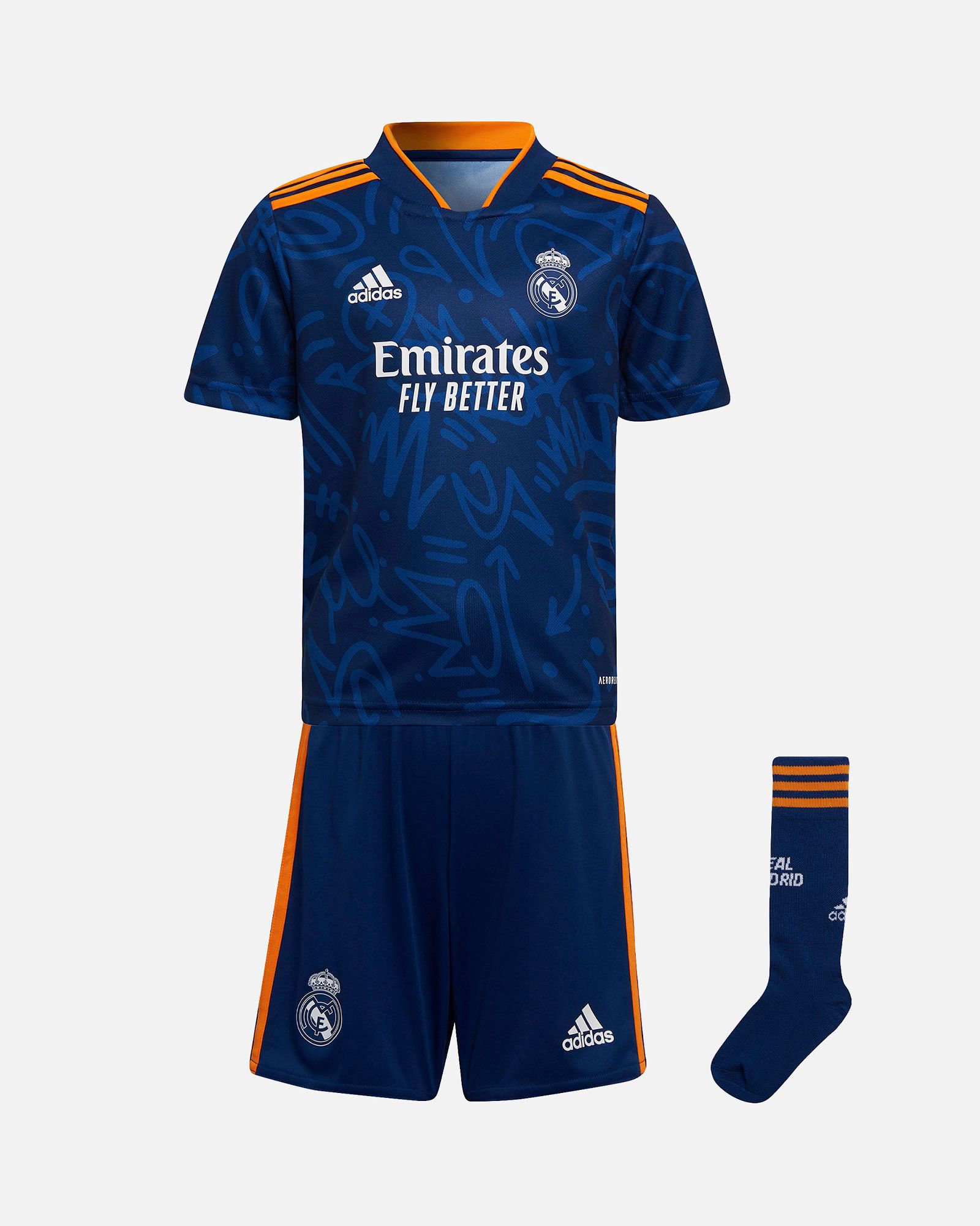 Miniconjunto 2ª Real Madrid 2021/2022 - Fútbol Factory