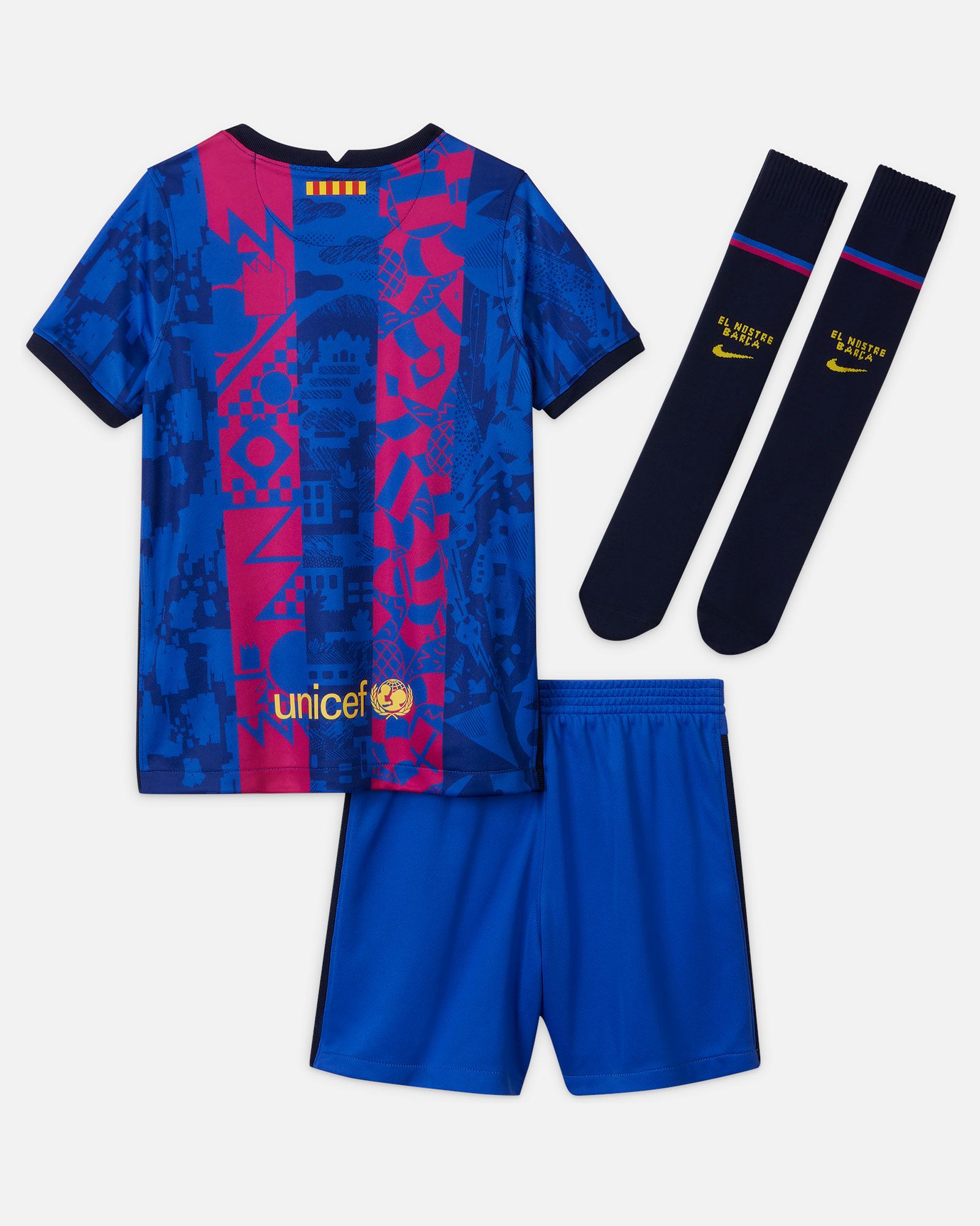 Conjunto 3ª FC Barcelona 2021/2022 - Fútbol Factory