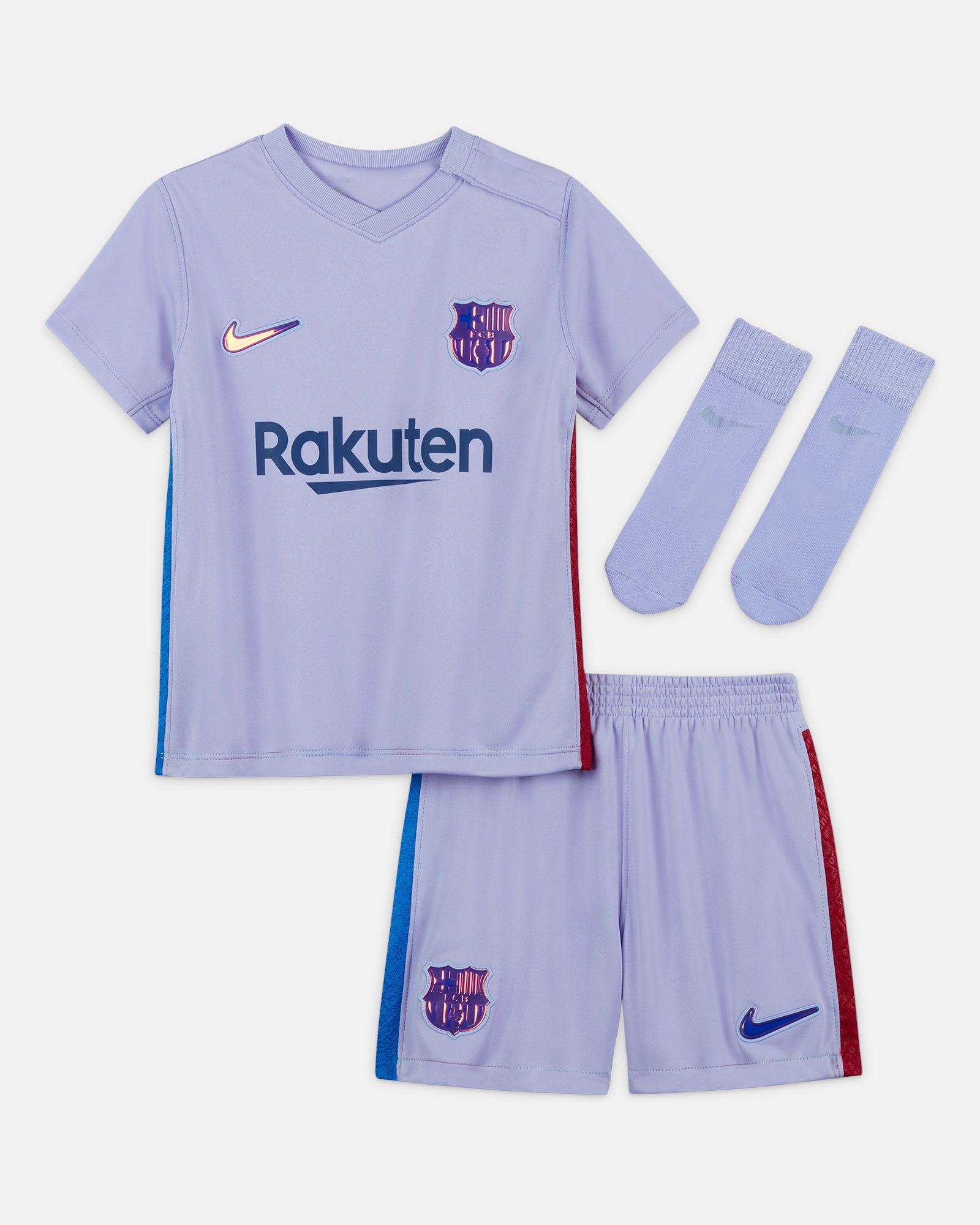 Miniconjunto 2ª FC Barcelona 2021/2022 - Fútbol Factory