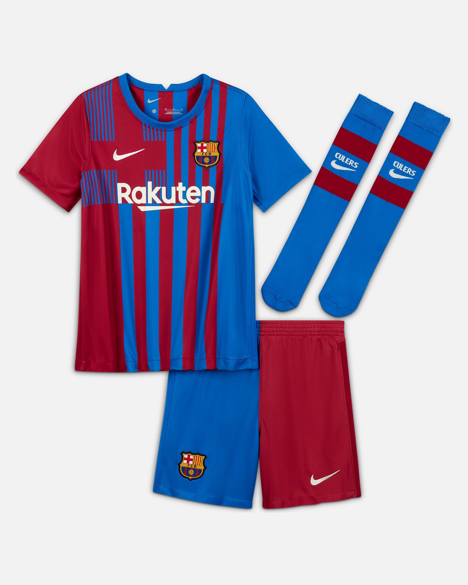 Miniconjunto 1ª FC Barcelona 2021/2022 - Fútbol Factory