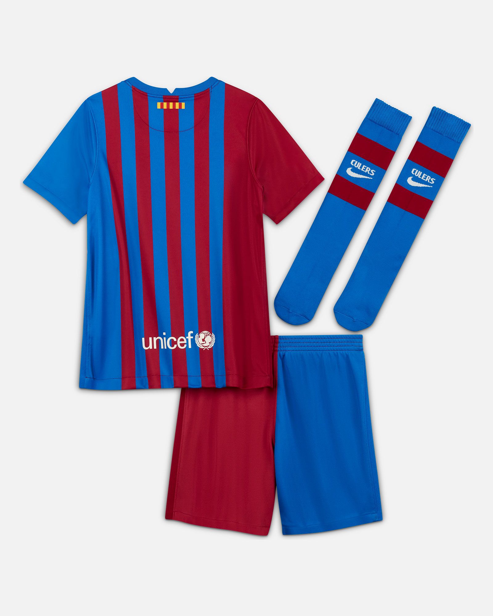 Miniconjunto 1ª FC Barcelona 2021/2022 - Fútbol Factory
