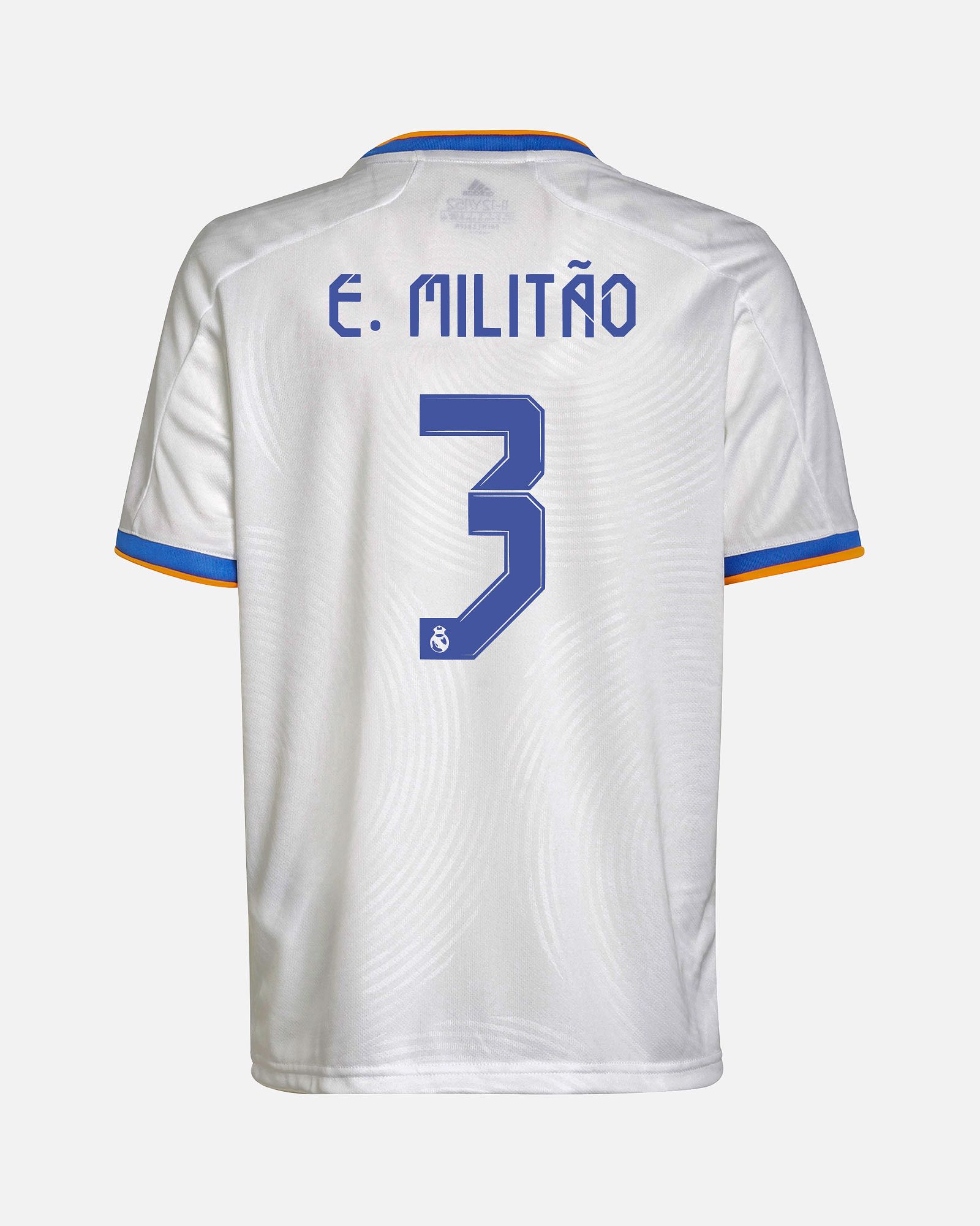 Camiseta 1ª Real Madrid 2021/2022 E. Militao - Fútbol Factory