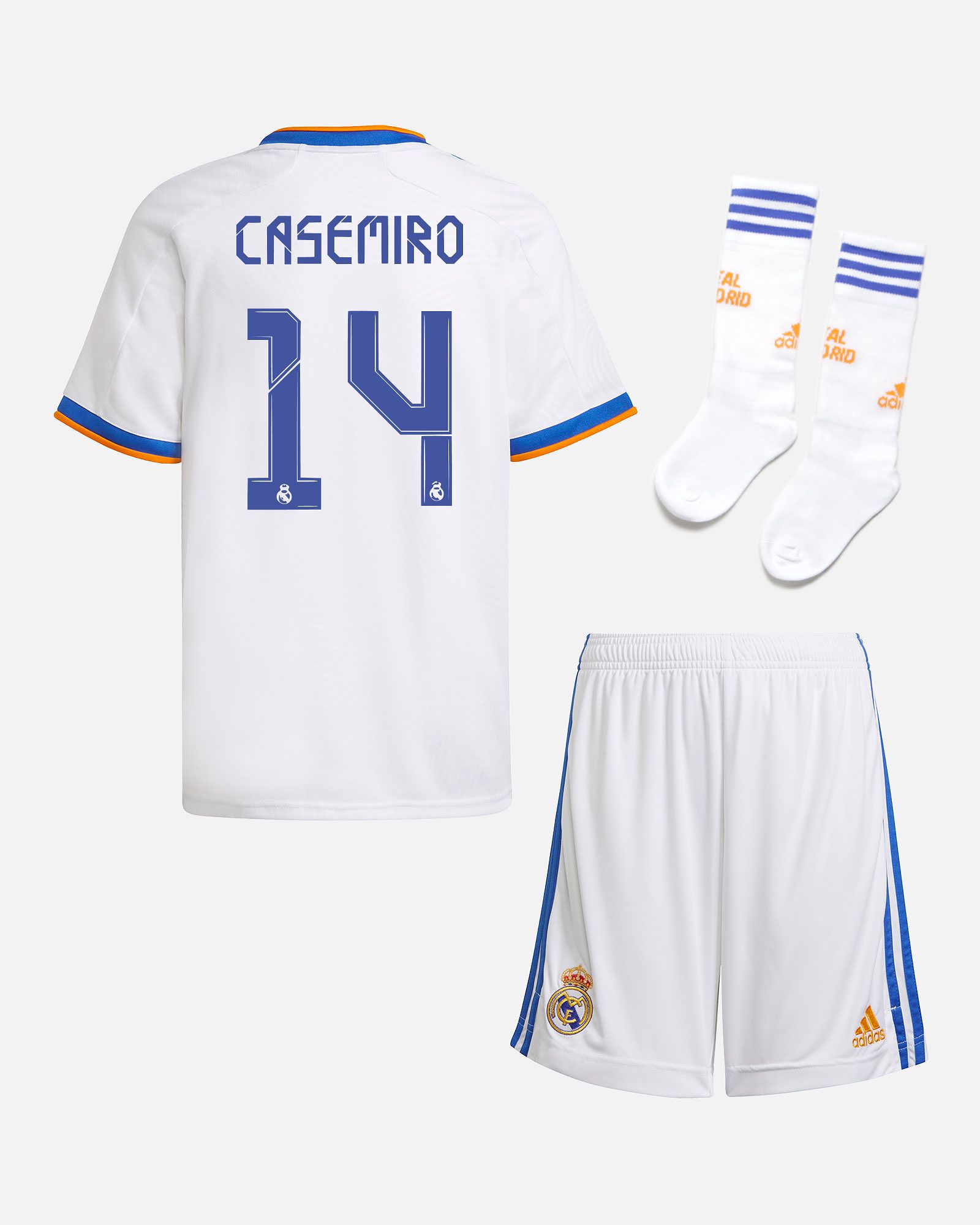 Conjunto 1ª Real Madrid 2021/2022 Casemiro - Fútbol Factory