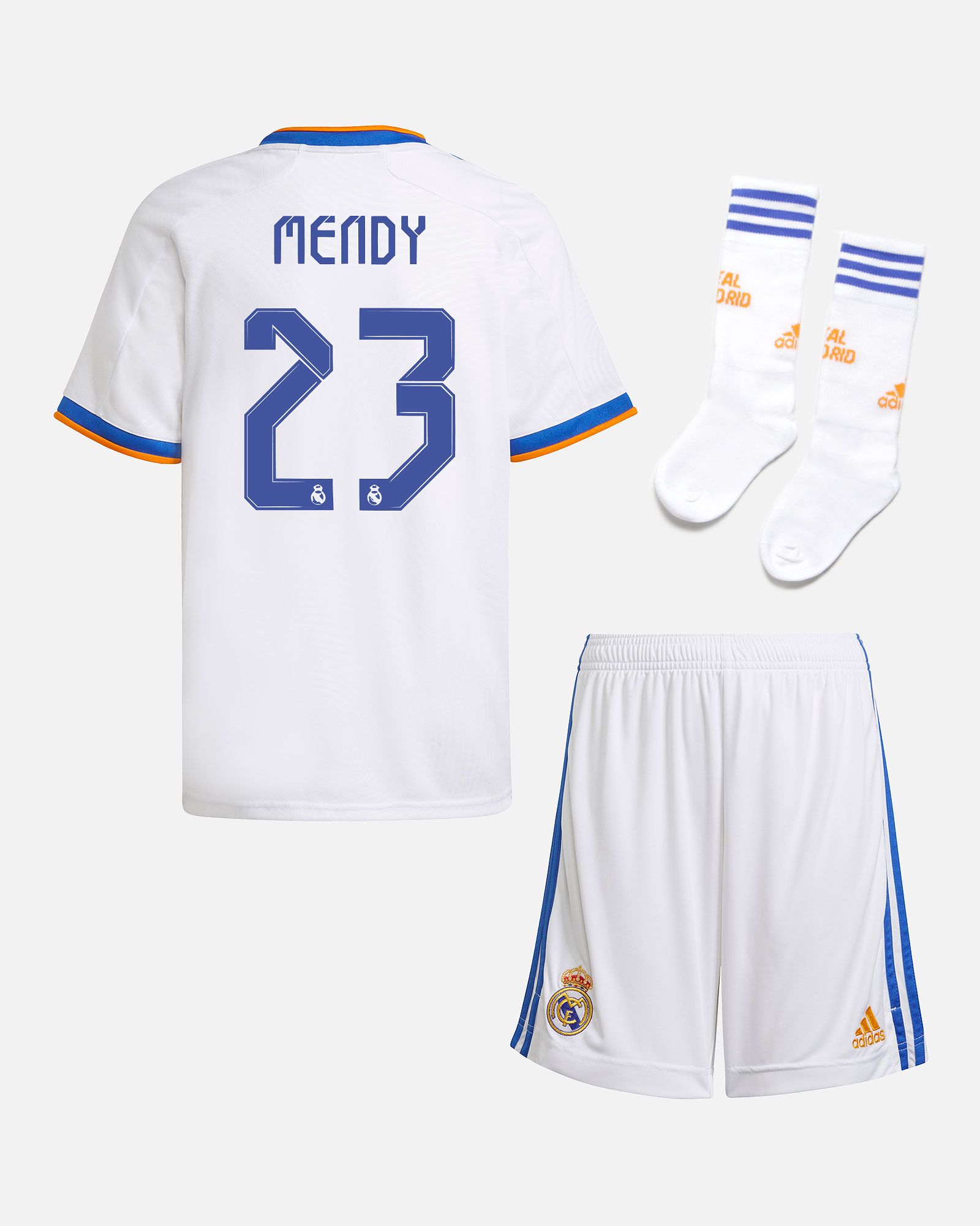 Conjunto 1ª Real Madrid 2021/2022 Mendy - Fútbol Factory