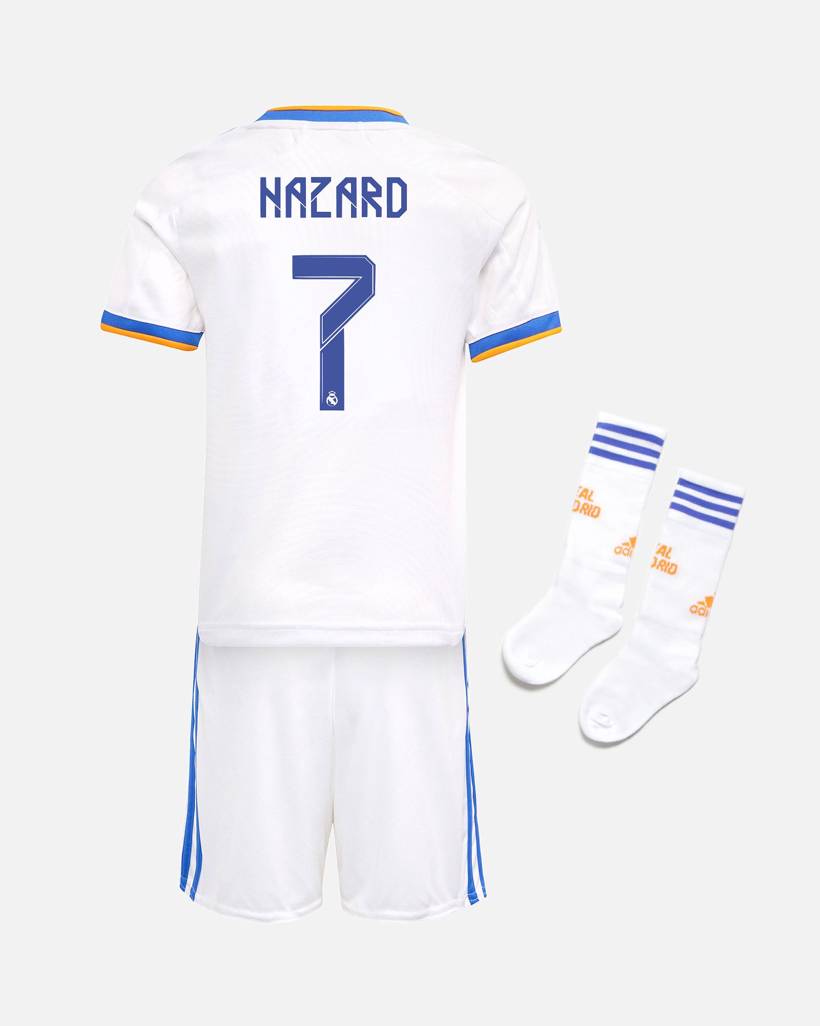 Miniconjunto 1ª Real Madrid 2021/2022 Hazard - Fútbol Factory
