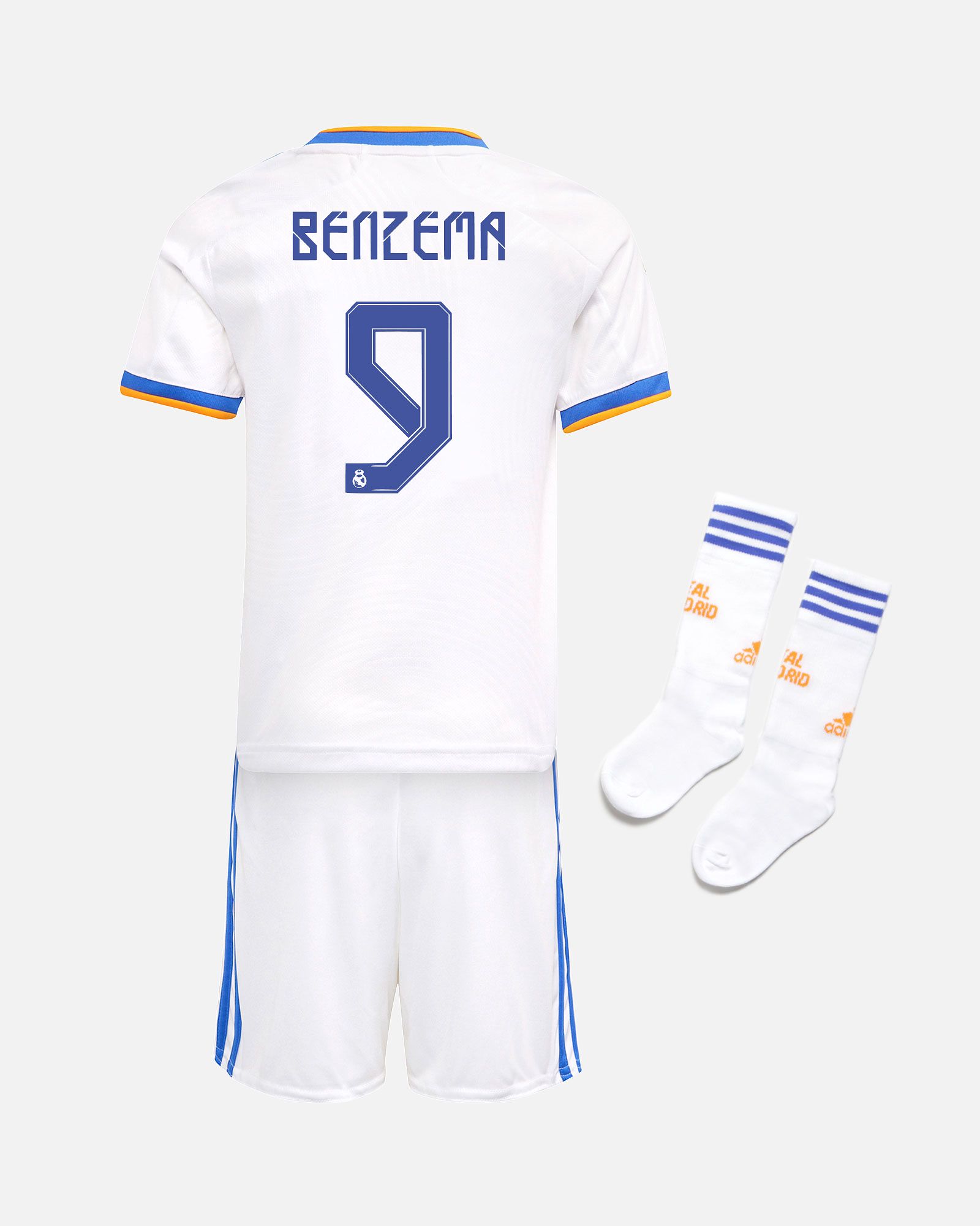 Miniconjunto 1ª Real Madrid 2021/2022 Benzema - Fútbol Factory
