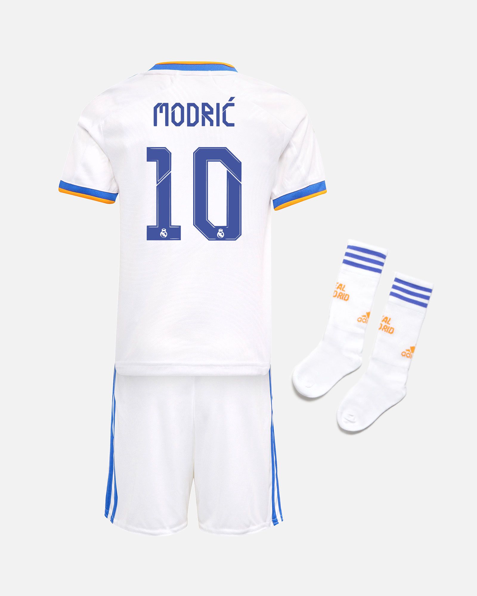 Miniconjunto 1ª Real Madrid 2021/2022 Modric - Fútbol Factory