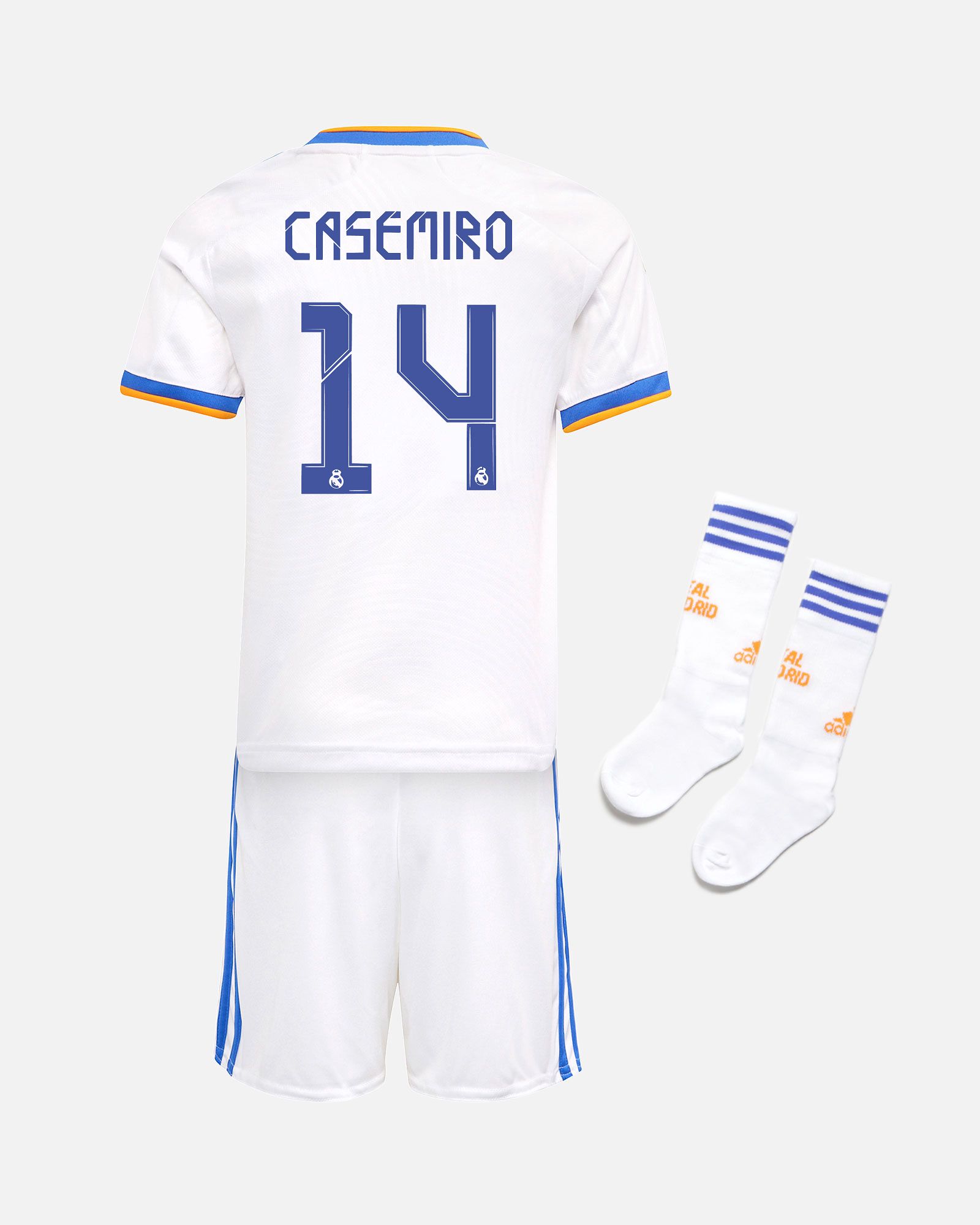Miniconjunto 1ª Real Madrid 2021/2022 Casemiro - Fútbol Factory