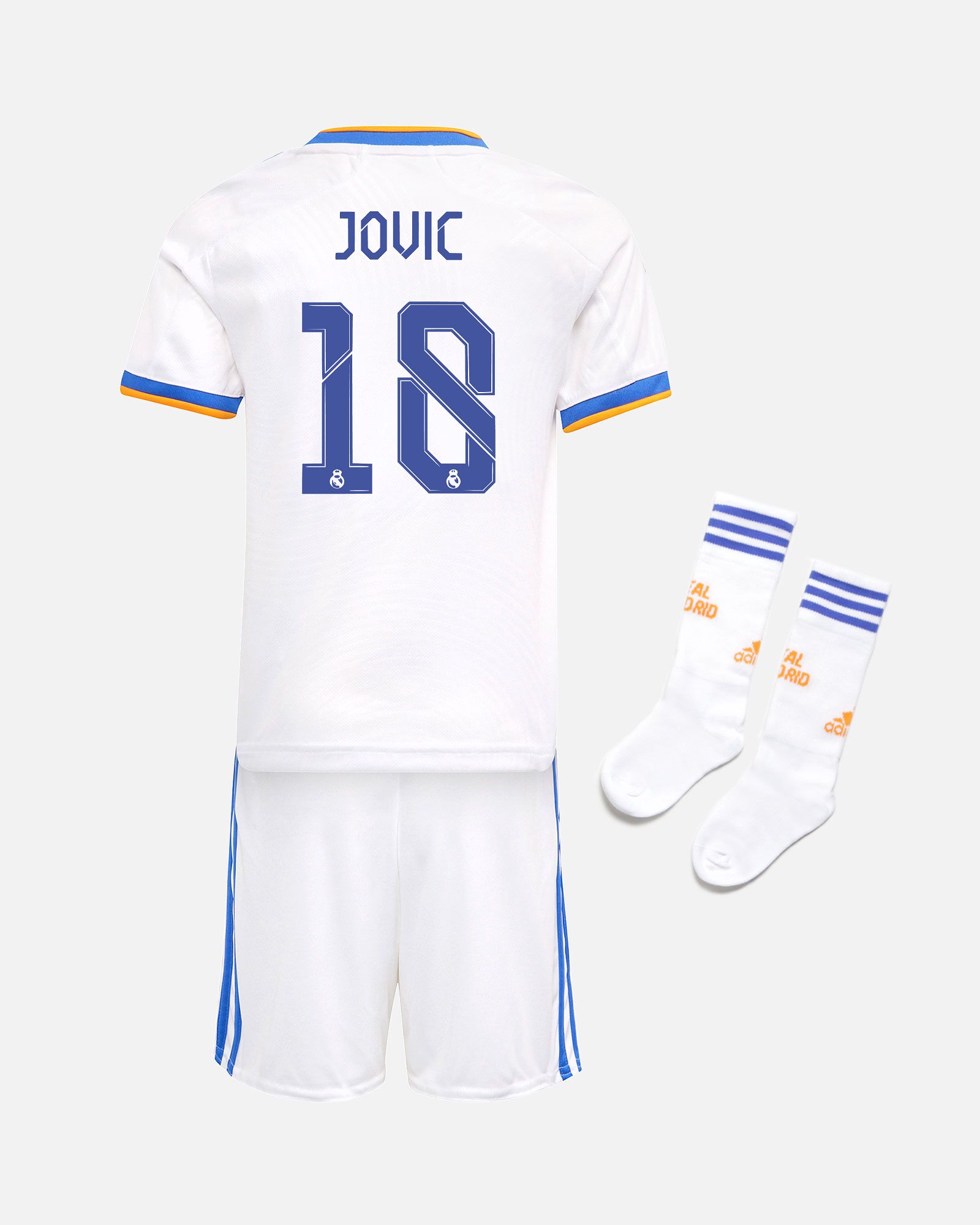 Miniconjunto 1ª Real Madrid 2021/2022 Jovic - Fútbol Factory