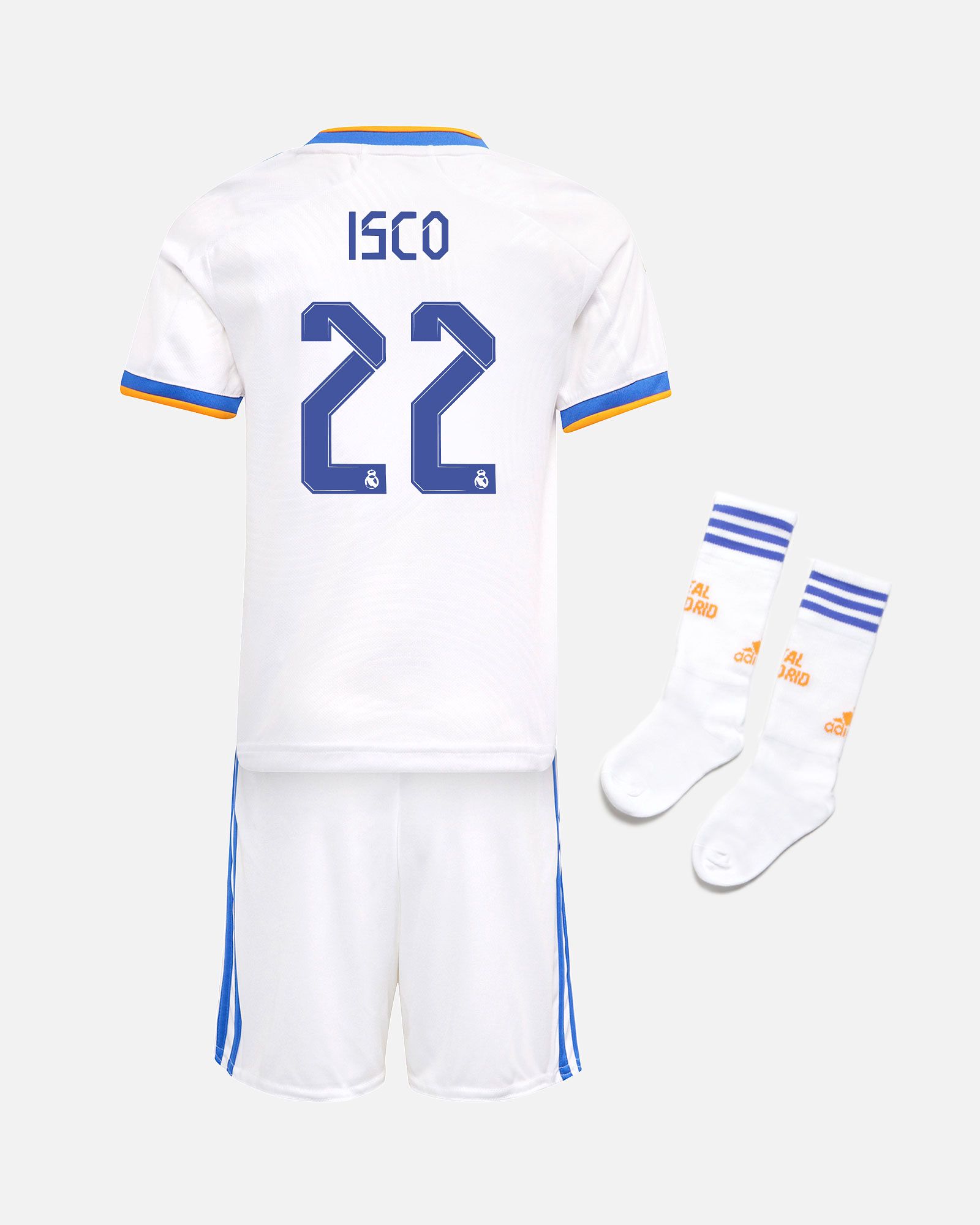 Miniconjunto 1ª Real Madrid 2021/2022 Isco - Fútbol Factory