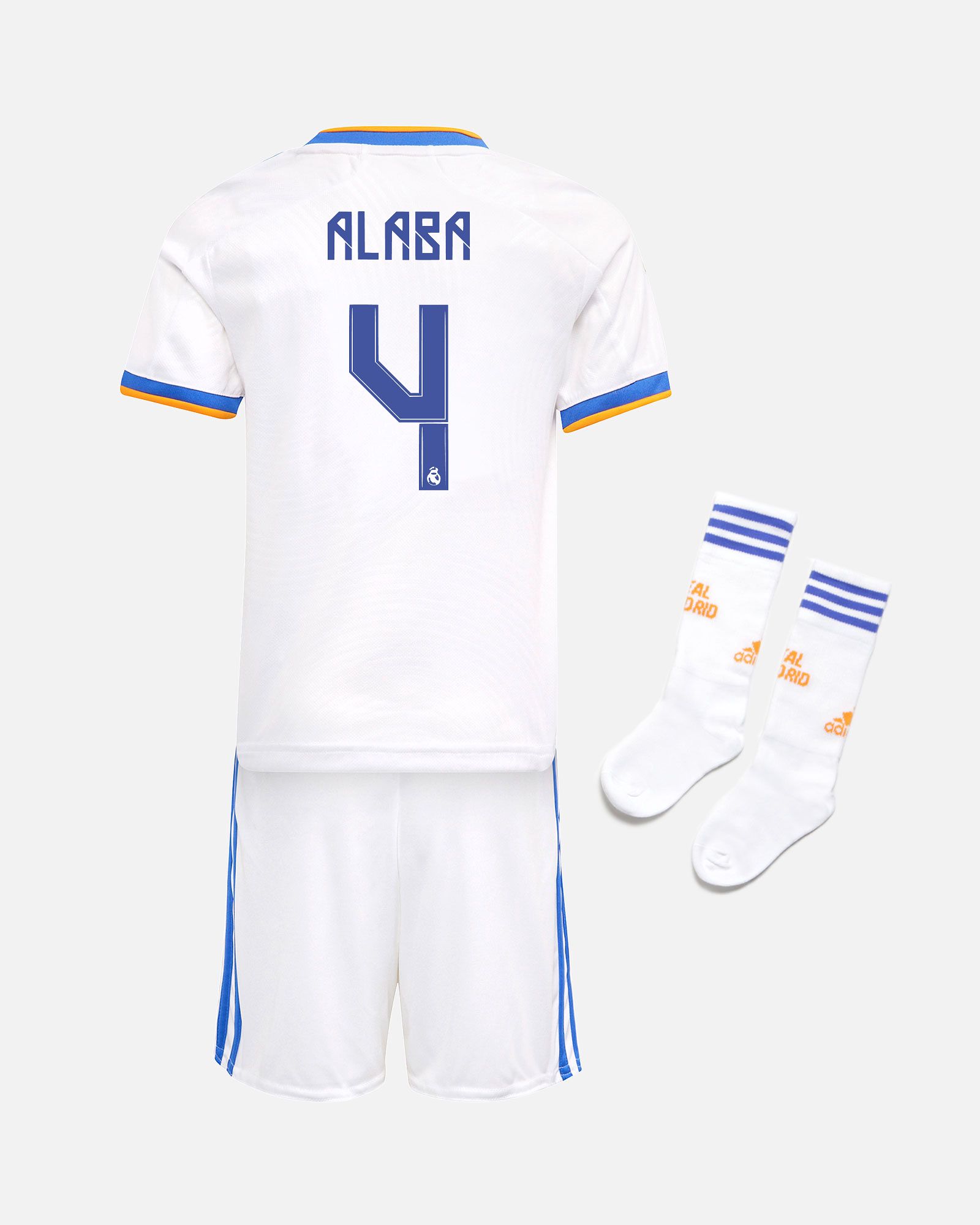 Miniconjunto 1ª Real Madrid 2021/2022 Alaba - Fútbol Factory