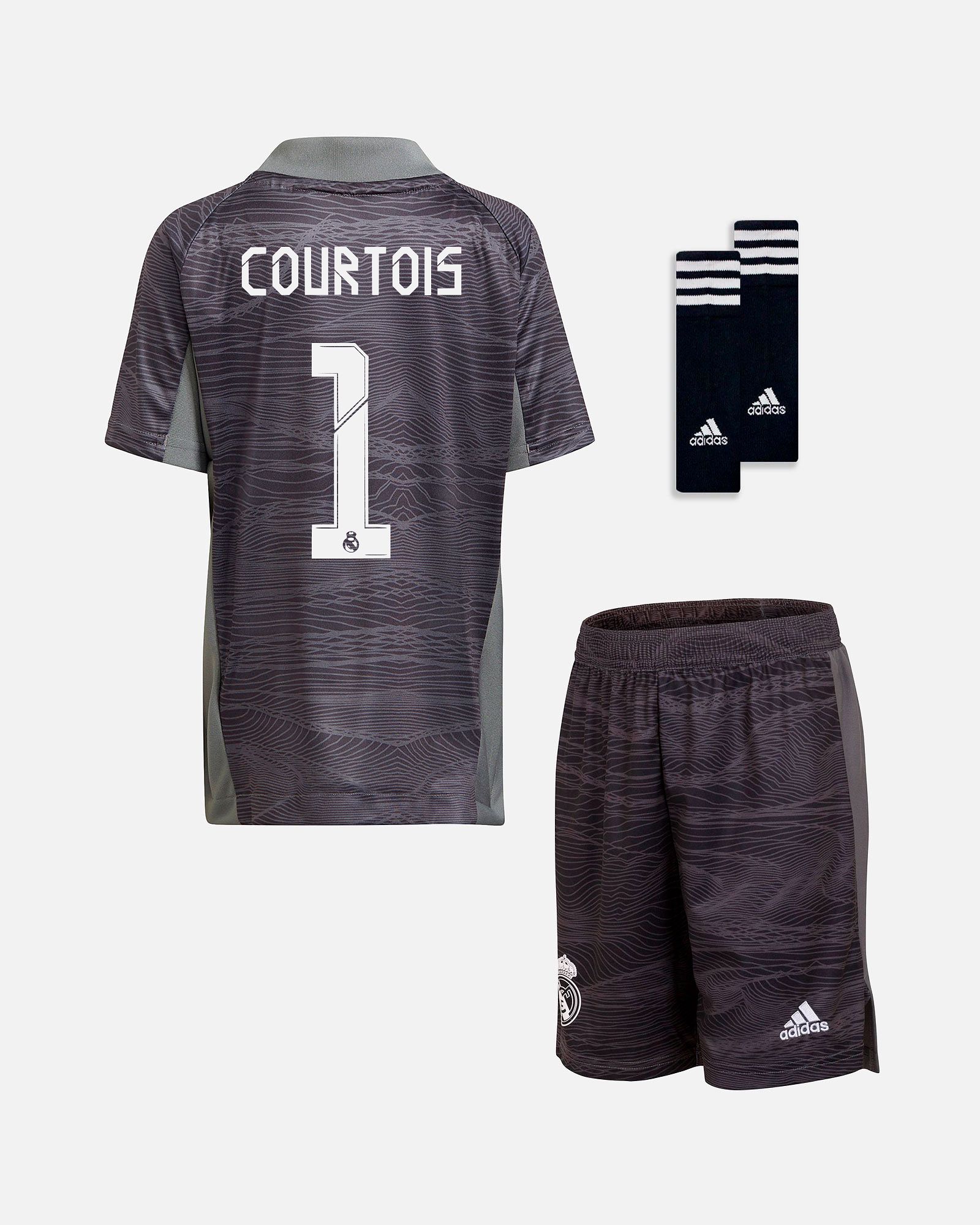 Miniconjunto Portero Real Madrid 2021/2022 Courtois - Fútbol Factory