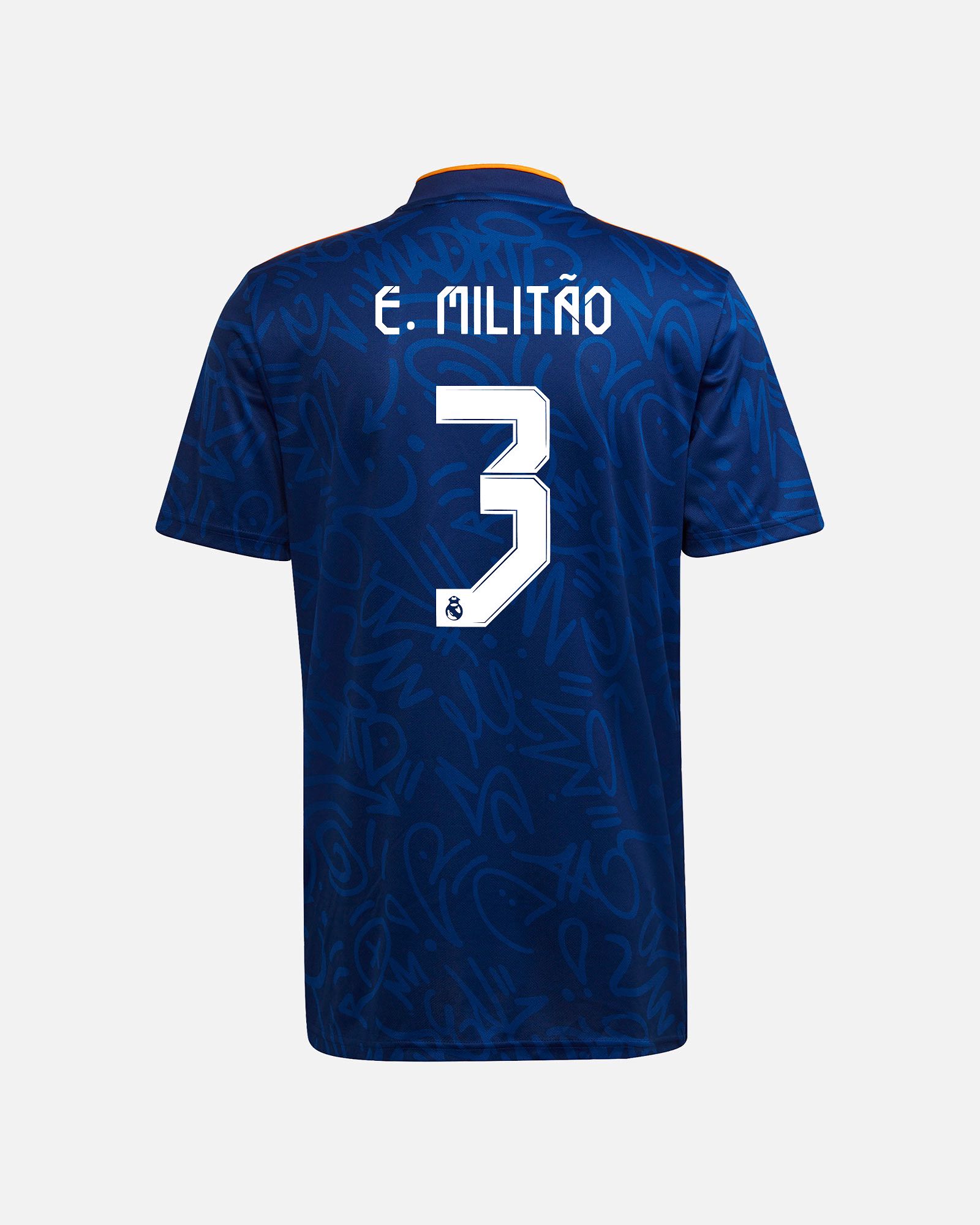 Camiseta 2ª Real Madrid 2021/2022 E. Militao - Fútbol Factory