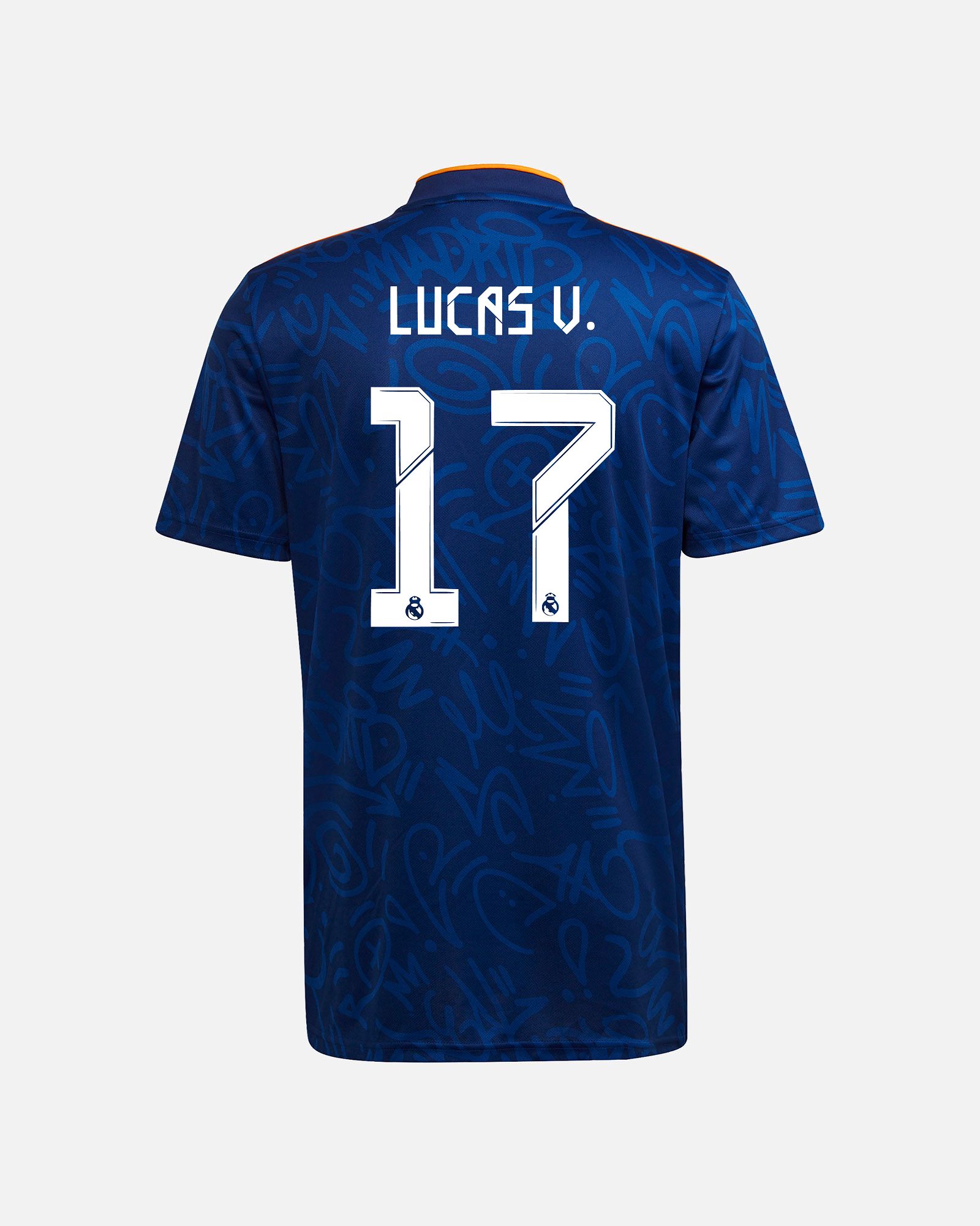 Camiseta 2ª Real Madrid 2021/2022 Lucas V. - Fútbol Factory