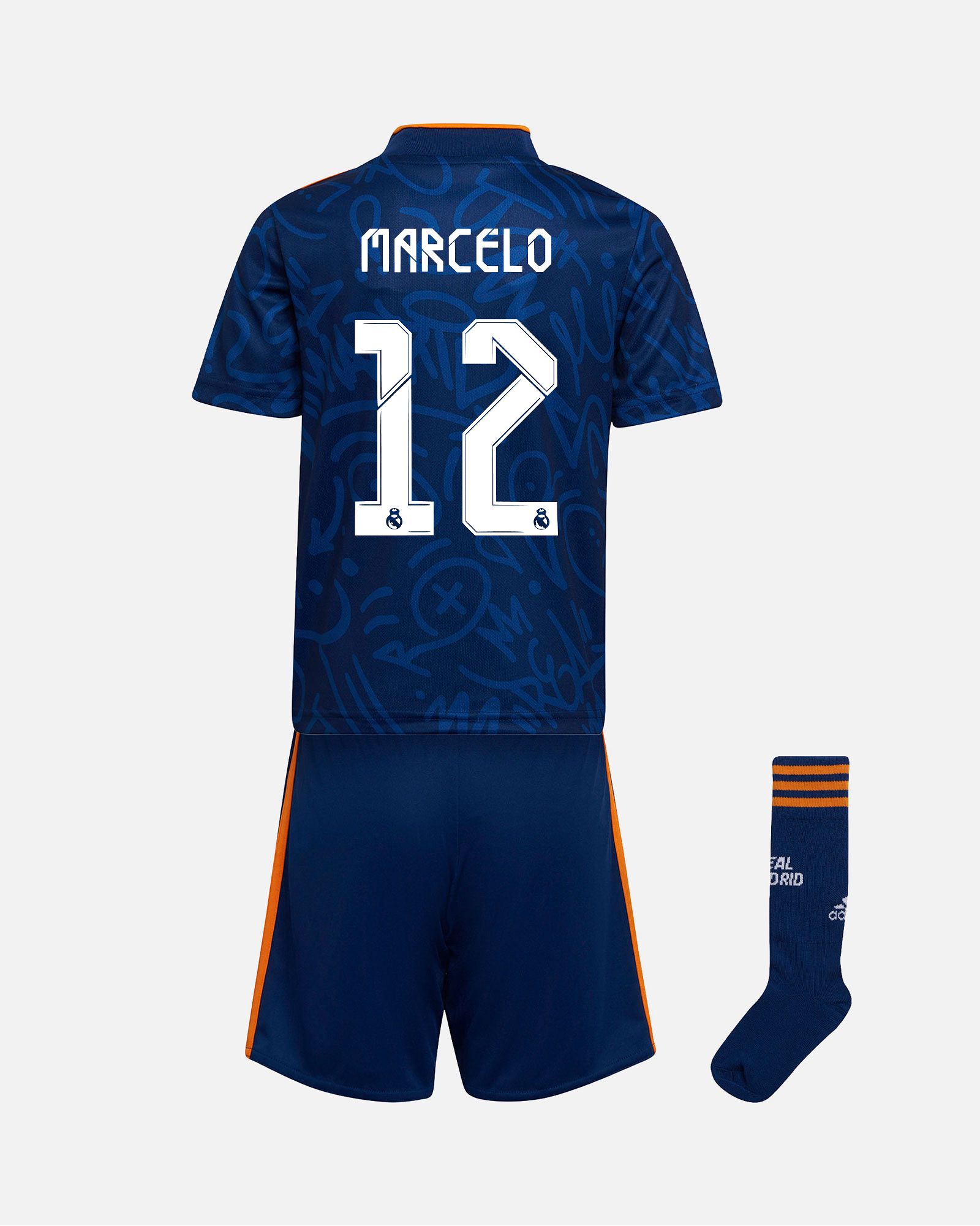 Miniconjunto 2ª Real Madrid 2021/2022 Marcelo - Fútbol Factory