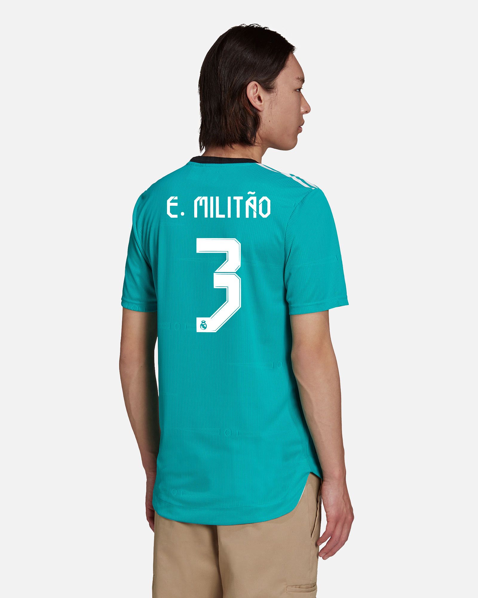 Camiseta 3ª Real Madrid 2021/2022 Authentic E. Militao - Fútbol Factory
