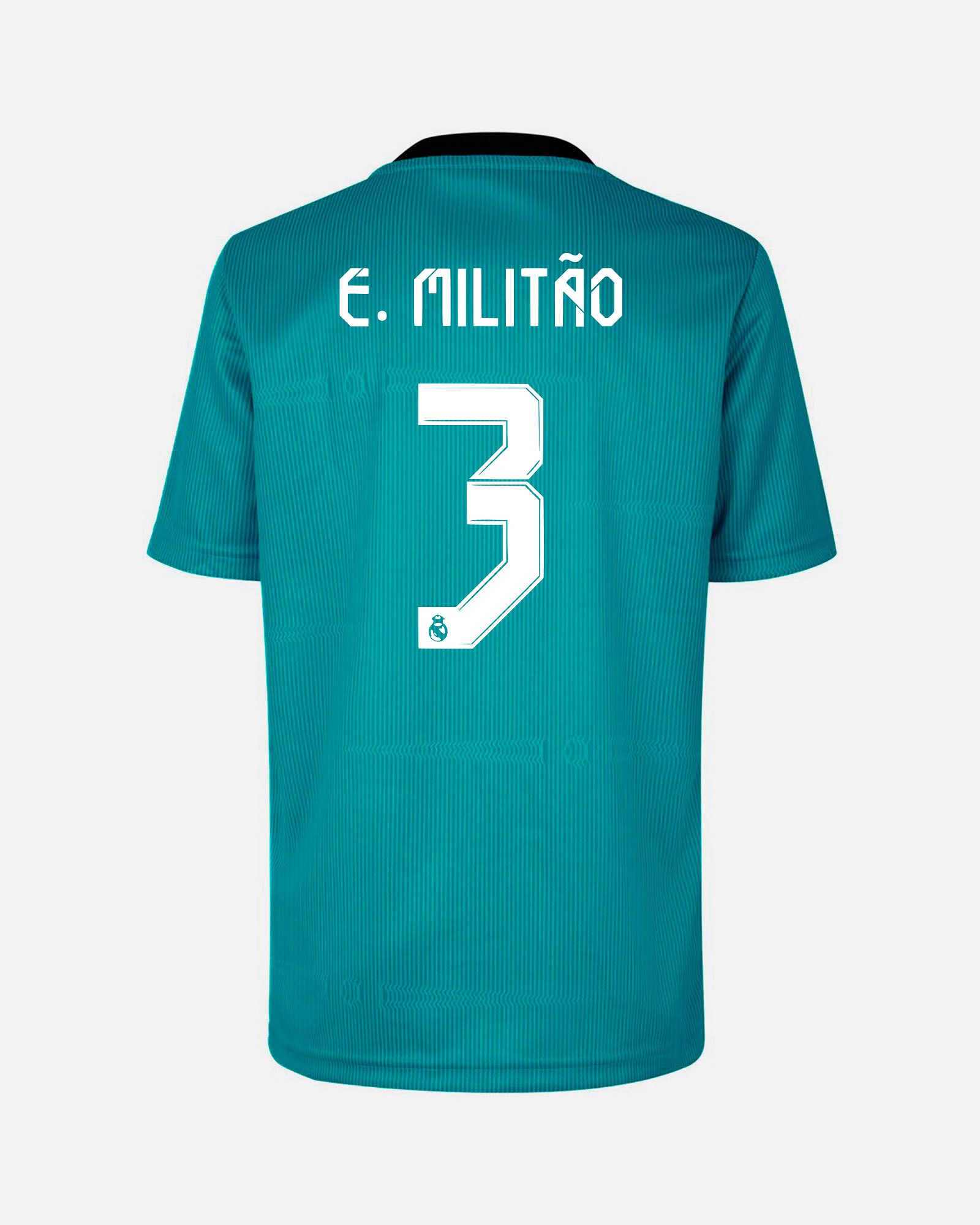 Camiseta 3ª Real Madrid 2021/2022 E. Militao - Fútbol Factory