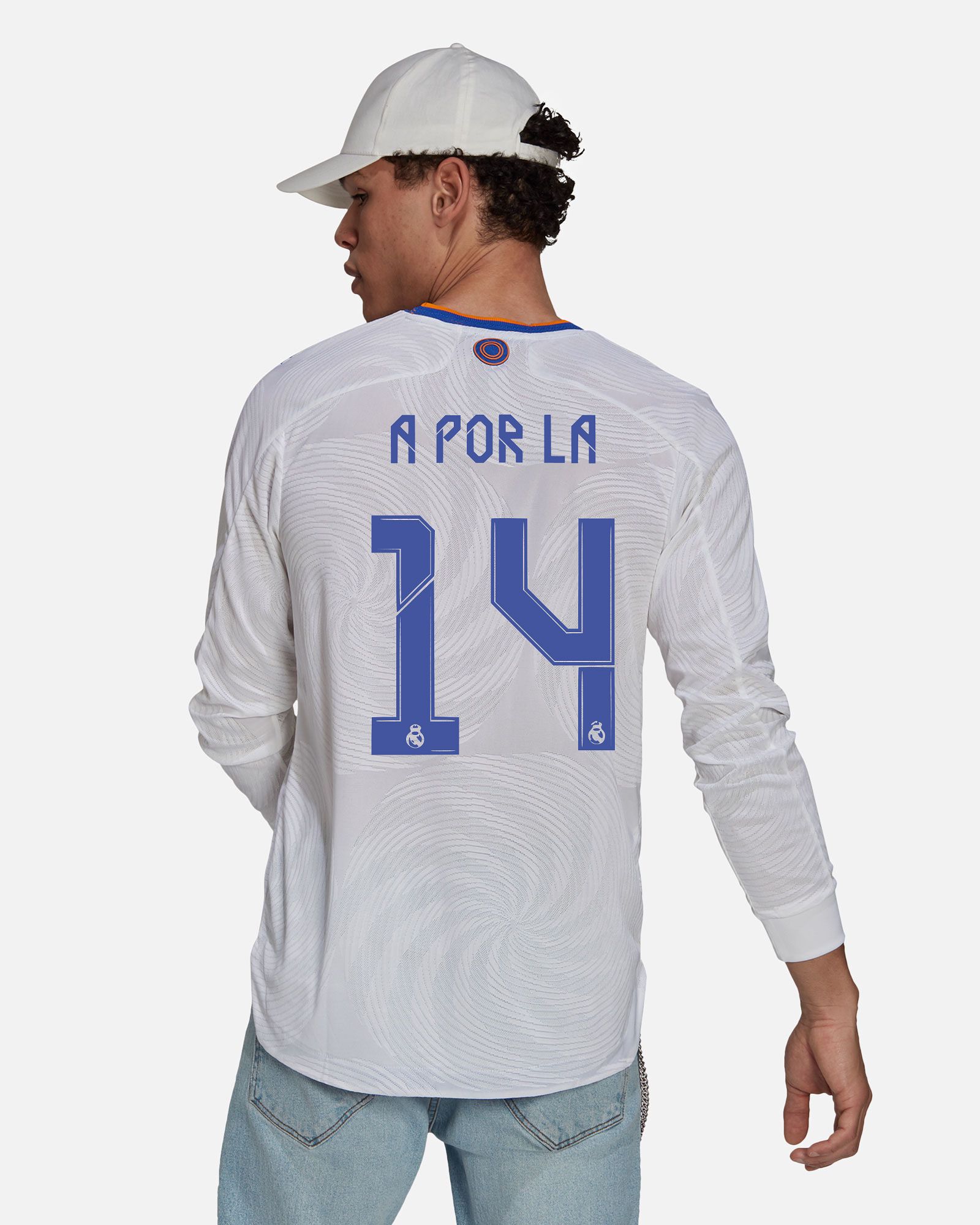 Camiseta 1ª Real Madrid 2021/2022 Authentic LS A POR LA 14 - Fútbol Factory