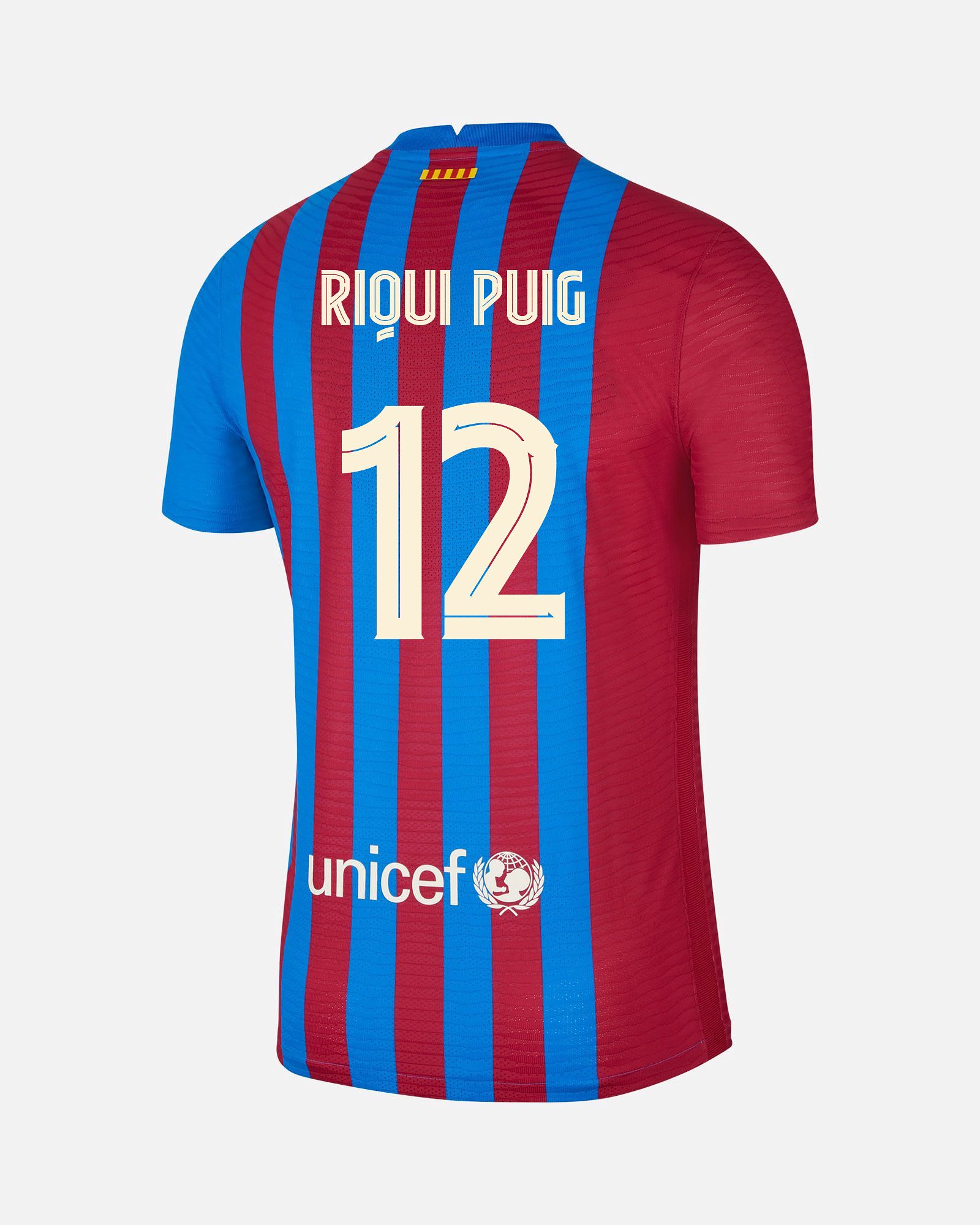 Camiseta 1ª FC Barcelona 2021/2022 Match Riqui Puig - Fútbol Factory