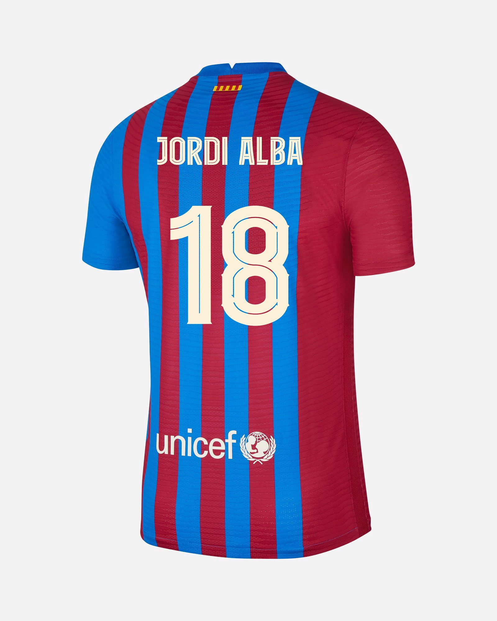 Camiseta 1ª FC Barcelona 2021/2022 Match Jordi Alba - Fútbol Factory