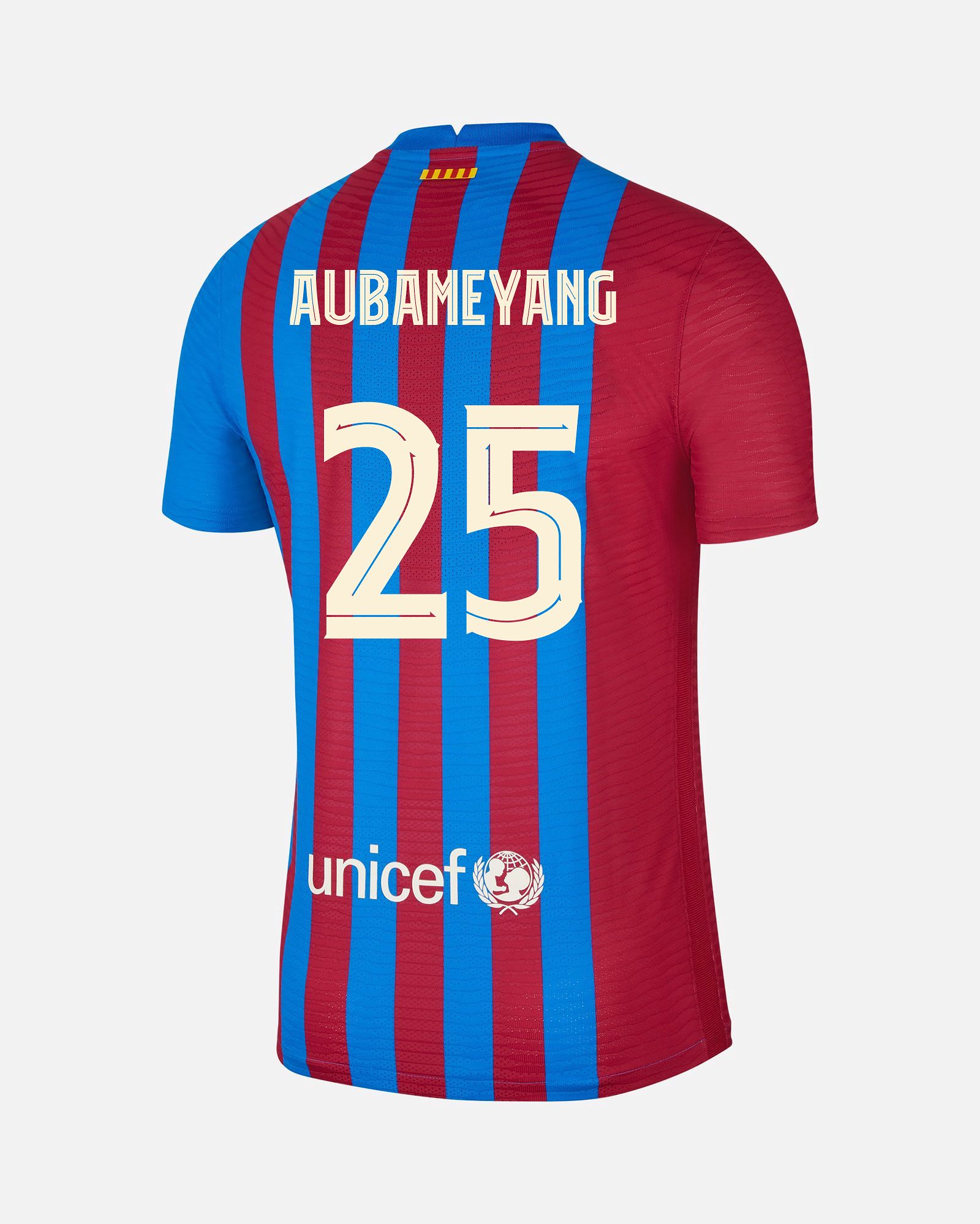 Camiseta 1ª FC Barcelona 2021/2022 Match Aubameyang - Fútbol Factory