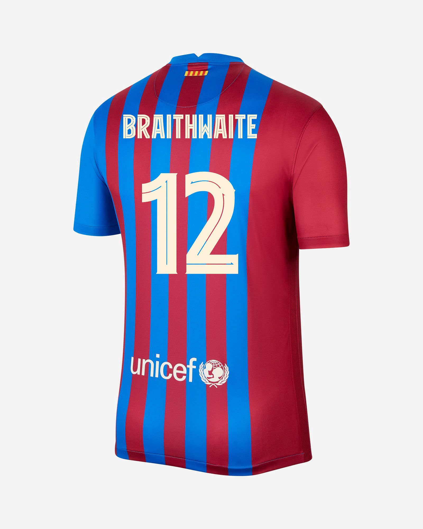 Camiseta 1ª FC Barcelona 2021/2022 Braithwaite - Fútbol Factory