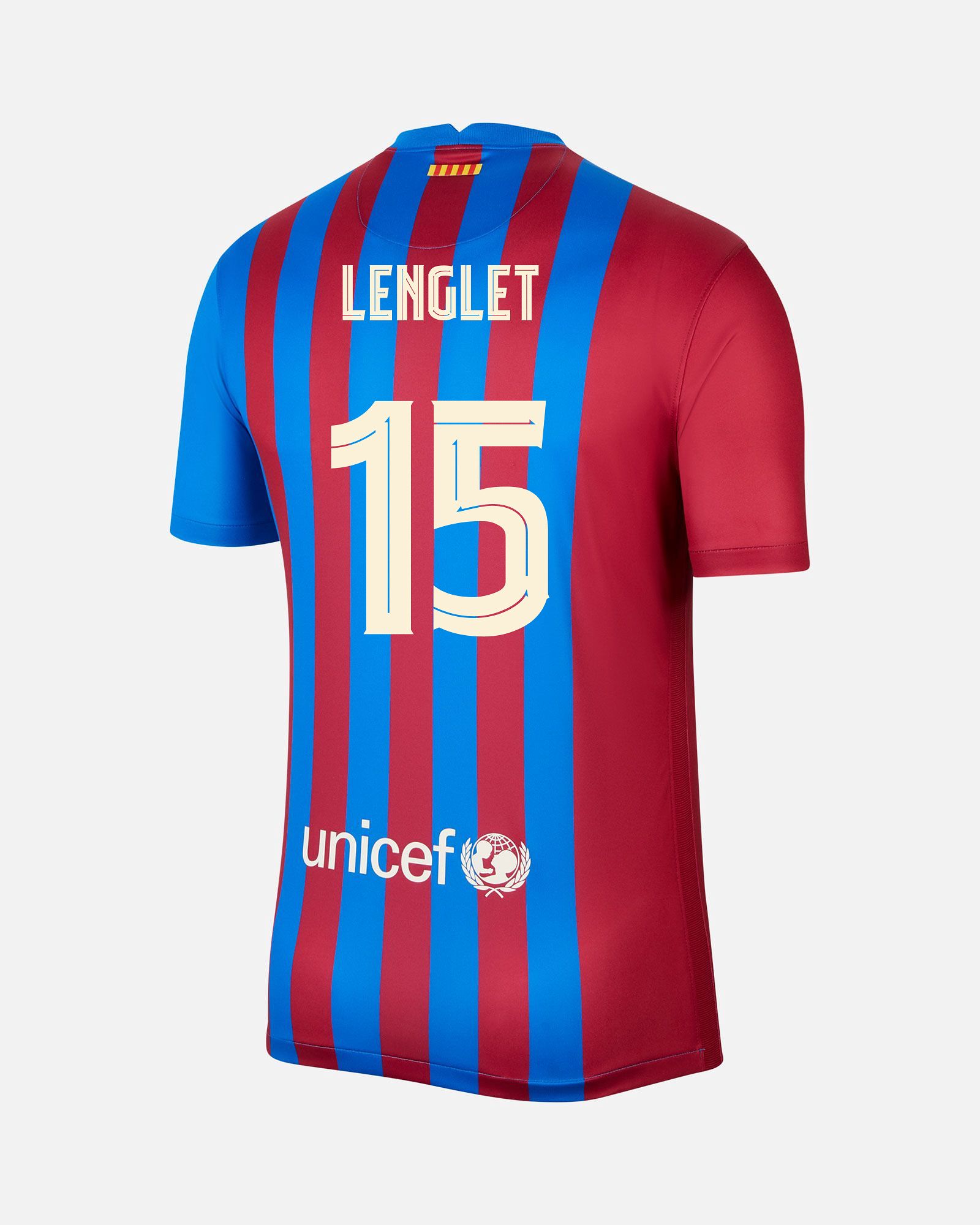 Camiseta 1ª FC Barcelona 2021/2022 Lenglet - Fútbol Factory