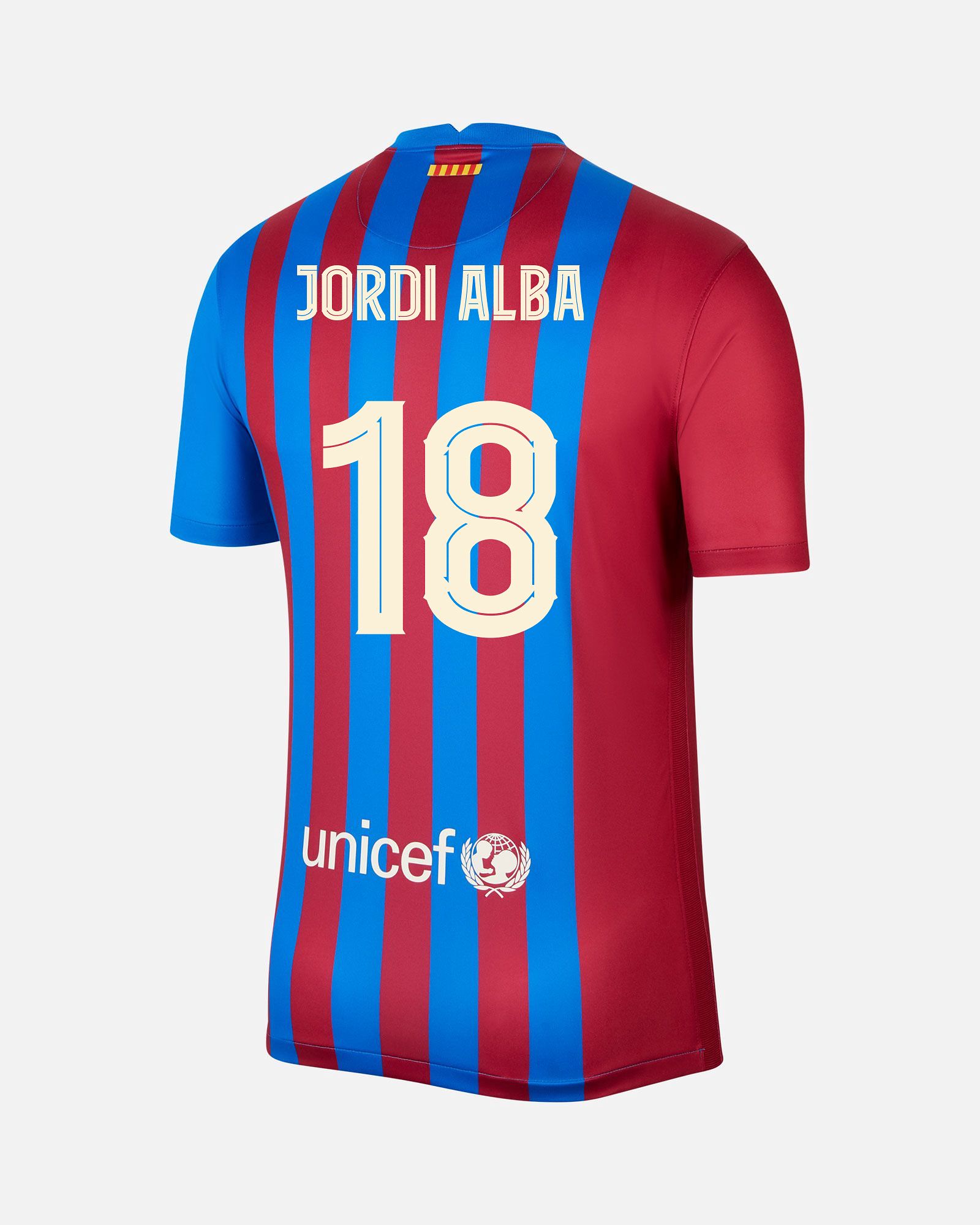 Camiseta 1ª FC Barcelona 2021/2022 Jordi Alba - Fútbol Factory