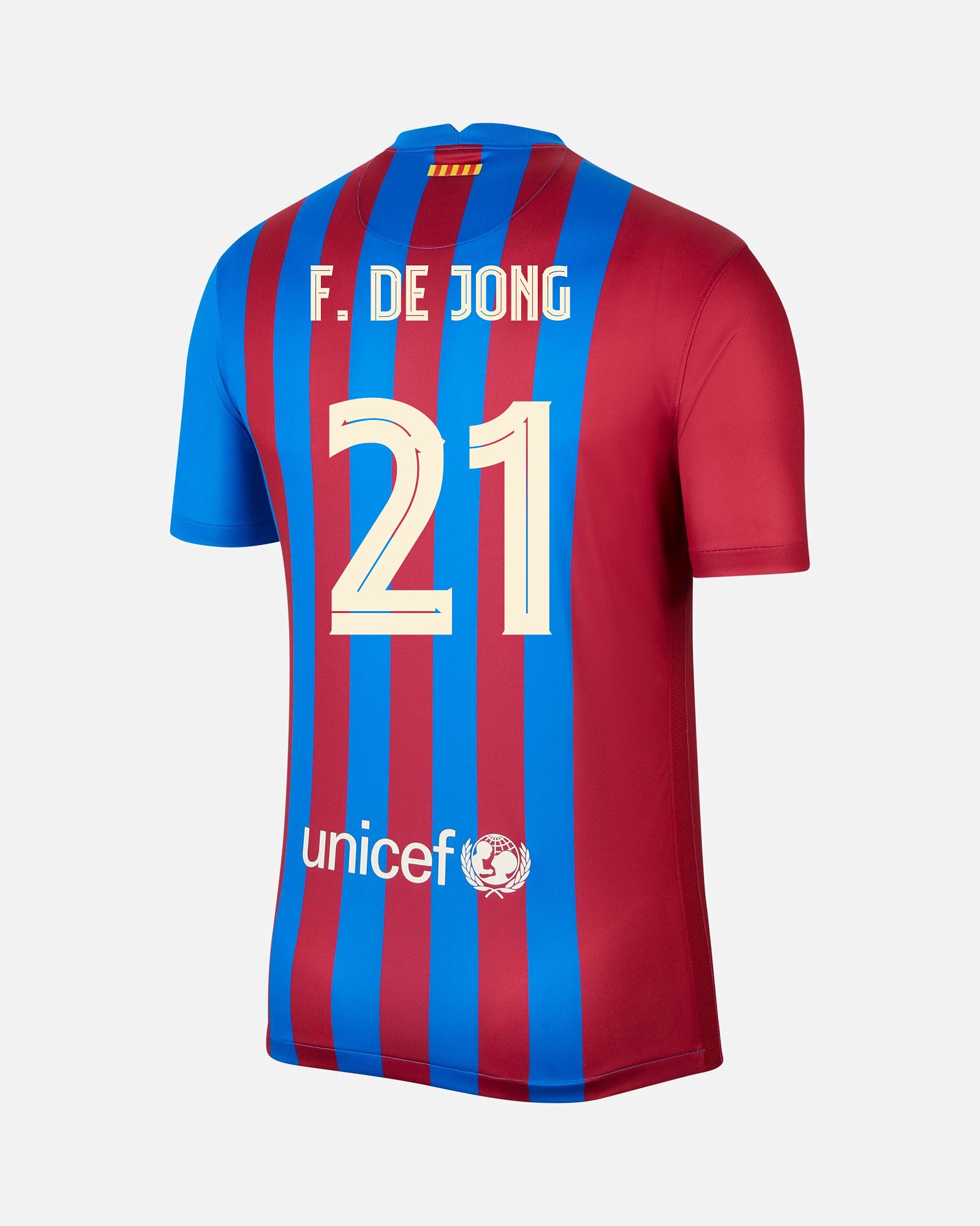 Camiseta 1 FC Barcelona 2021 2022 F. De Jong