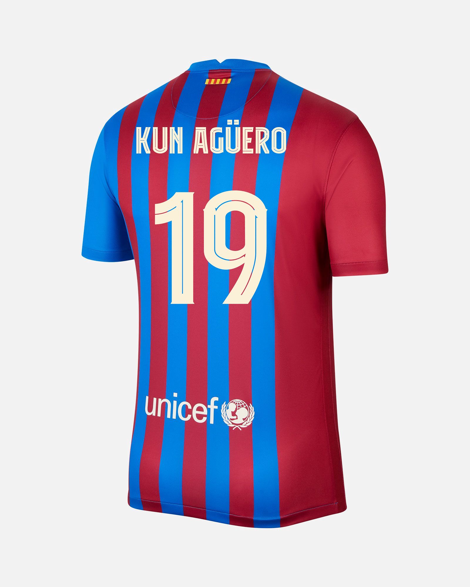 Camiseta 1ª FC Barcelona 2021/2022 Kun Agüero - Fútbol Factory