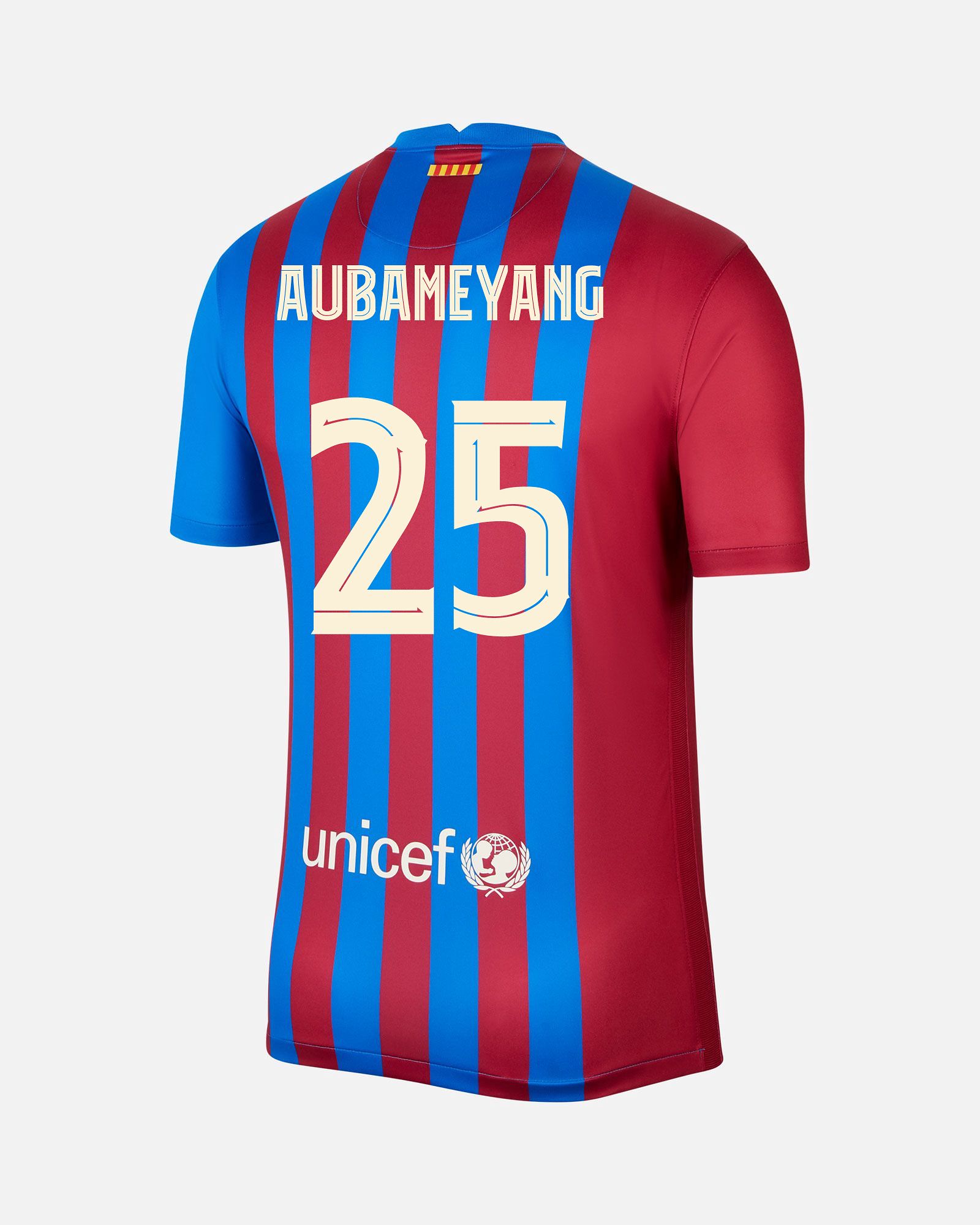 Camiseta 1ª FC Barcelona 2021/2022 Aubameyang - Fútbol Factory