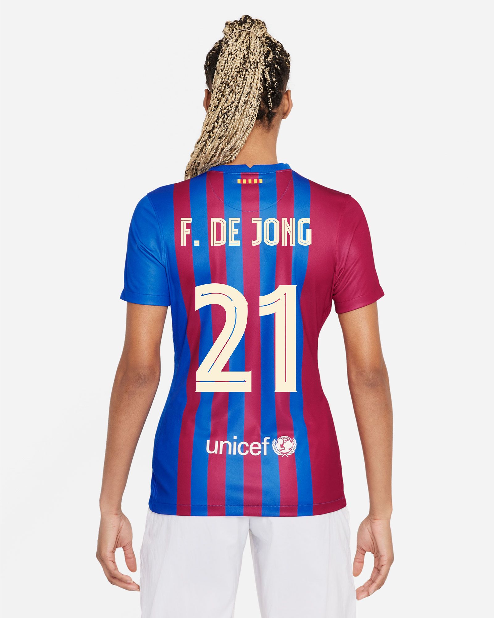 Camiseta 1ª FC Barcelona 2021/2022 F. De Jong - Fútbol Factory